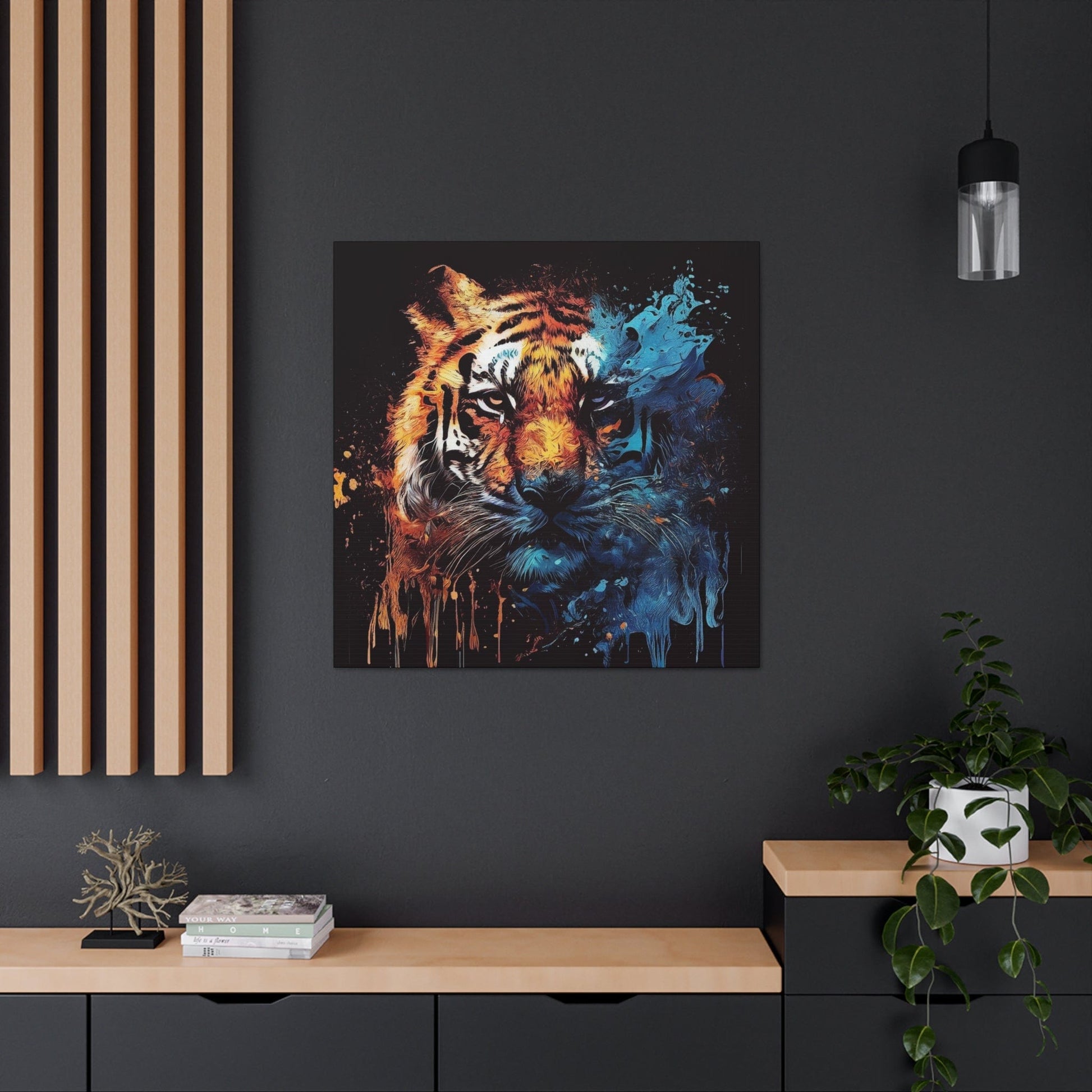 The Tiger on Canvas - That Should Be on a T-Shirt