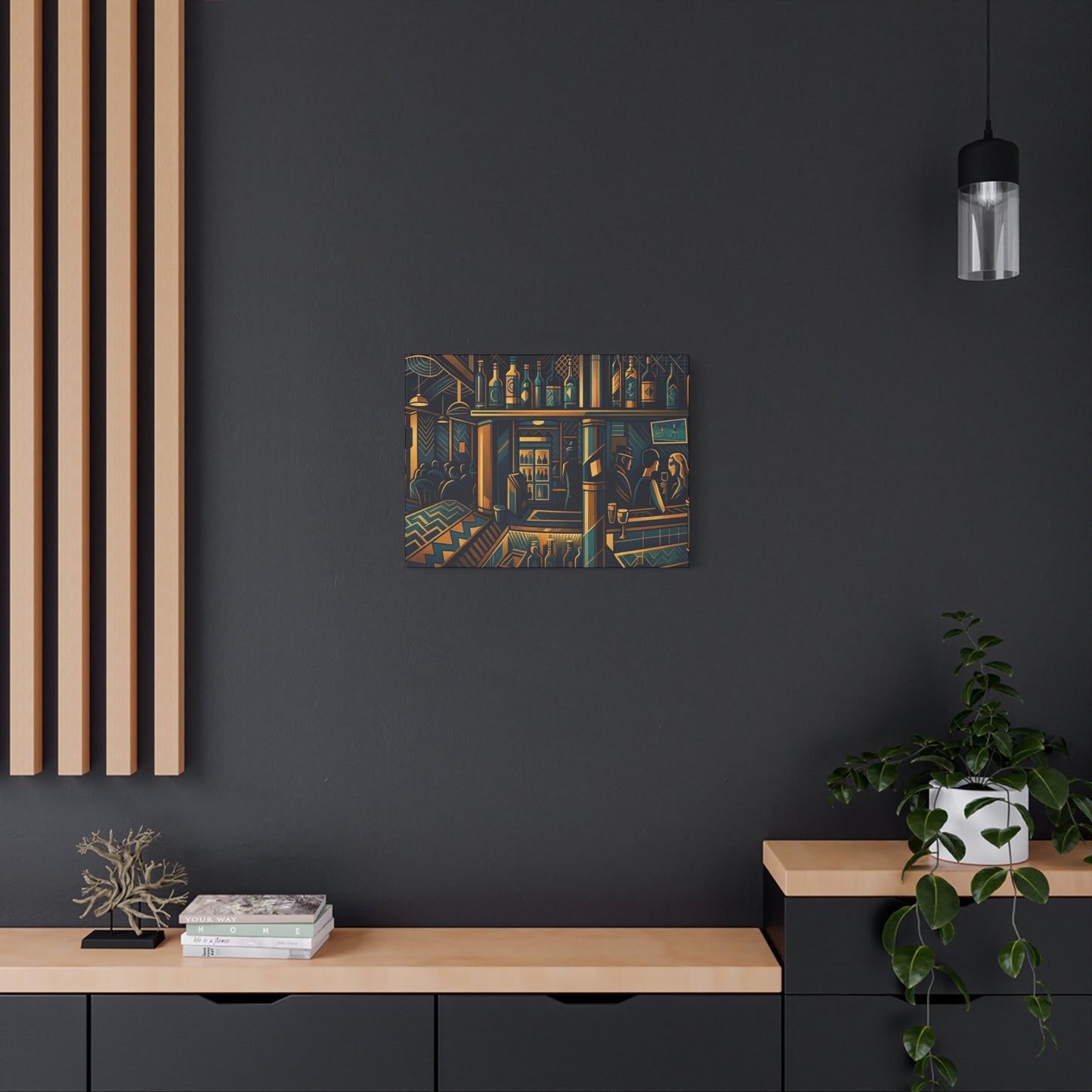 Art Deco - Modern Wall Art, Unique Gift, Jazz Night Decor, Vintage Vibe