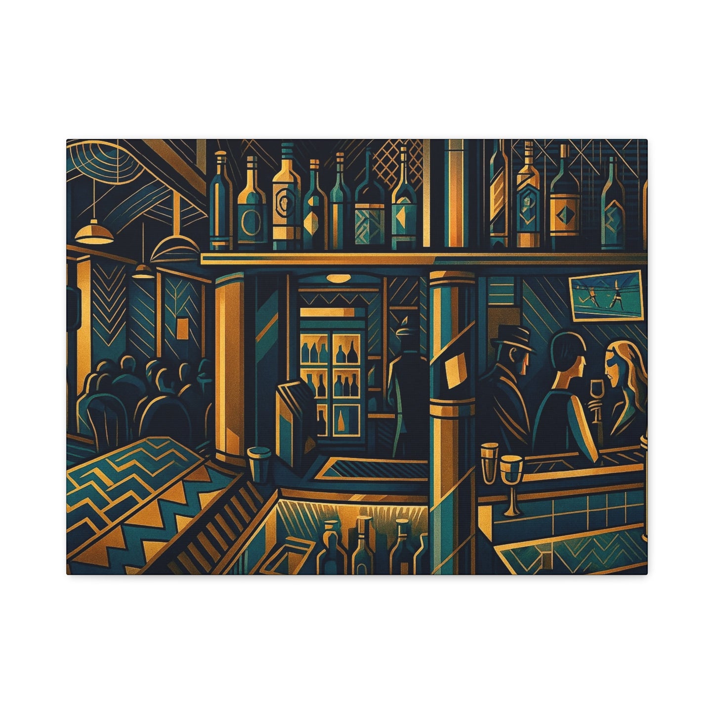 Art Deco - Modern Wall Art, Unique Gift, Jazz Night Decor, Vintage Vibe
