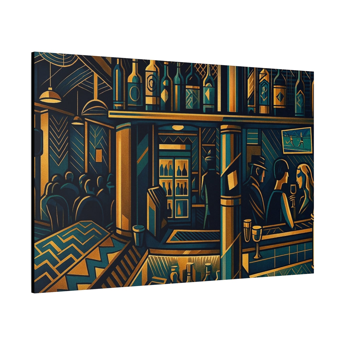 Art Deco - Modern Wall Art, Unique Gift, Jazz Night Decor, Vintage Vibe