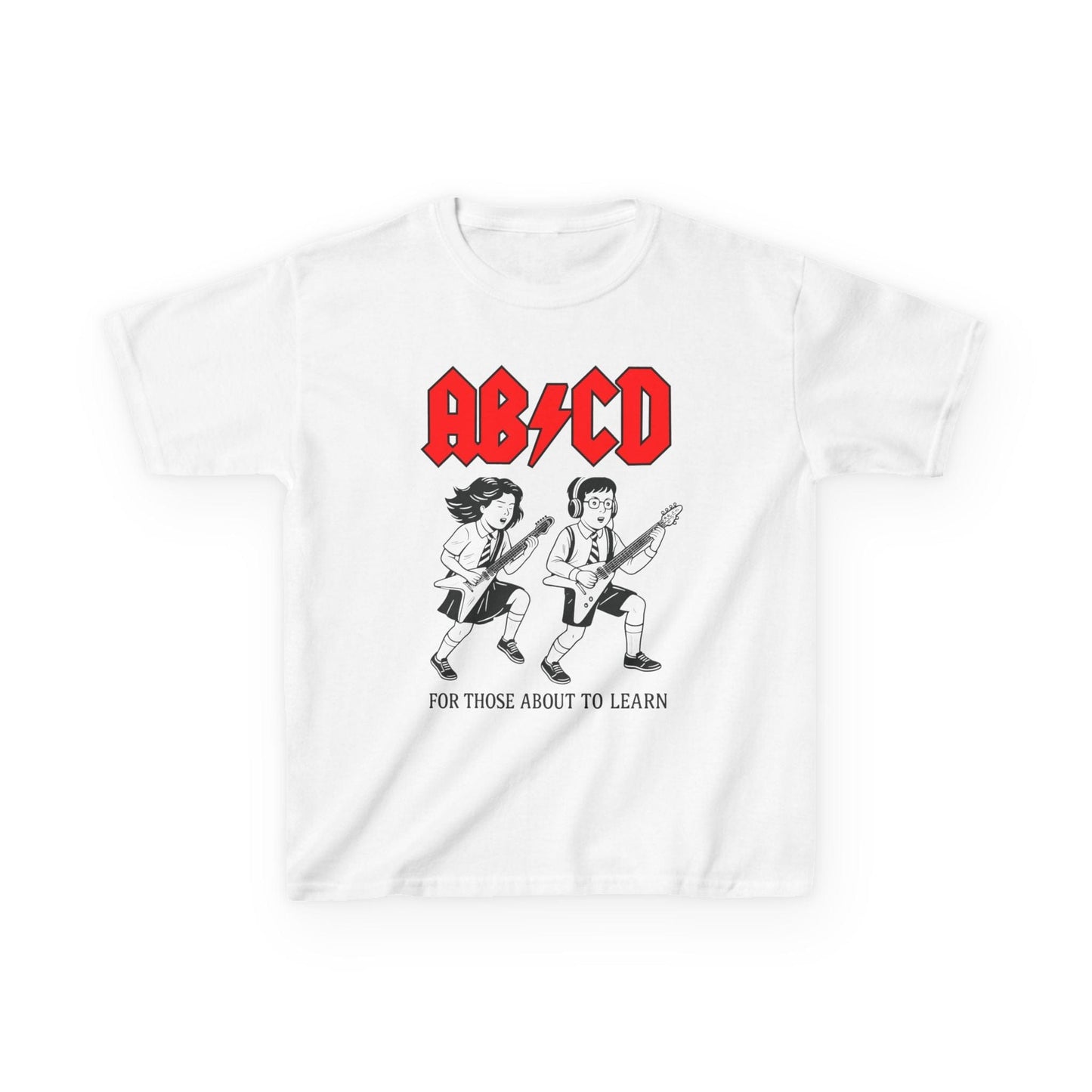AB/CD Rocking Kids Tee - Perfect for Young Musicians - That Should Be on a T-Shirt