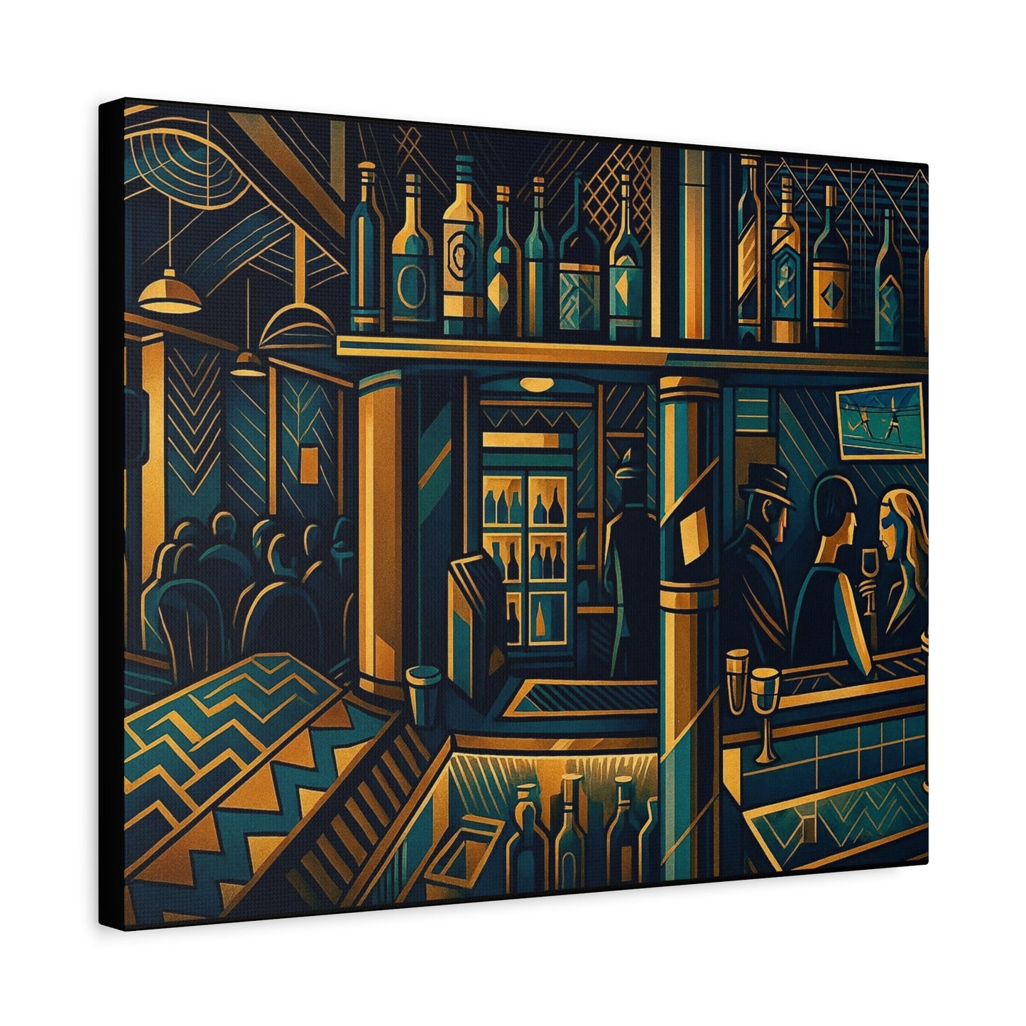 Art Deco - Modern Wall Art, Unique Gift, Jazz Night Decor, Vintage Vibe