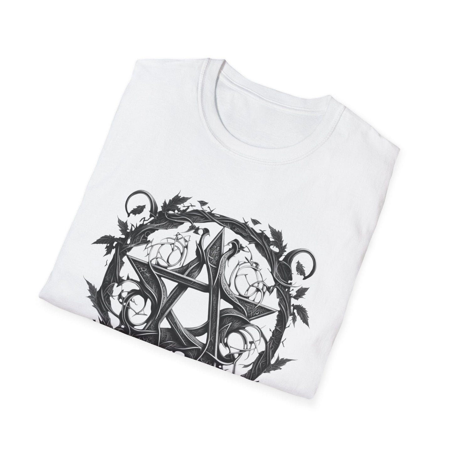 Gothic Sigil T-Shirt – Dark Circular Emblem Graphic Tee - That Should Be on a T-Shirt