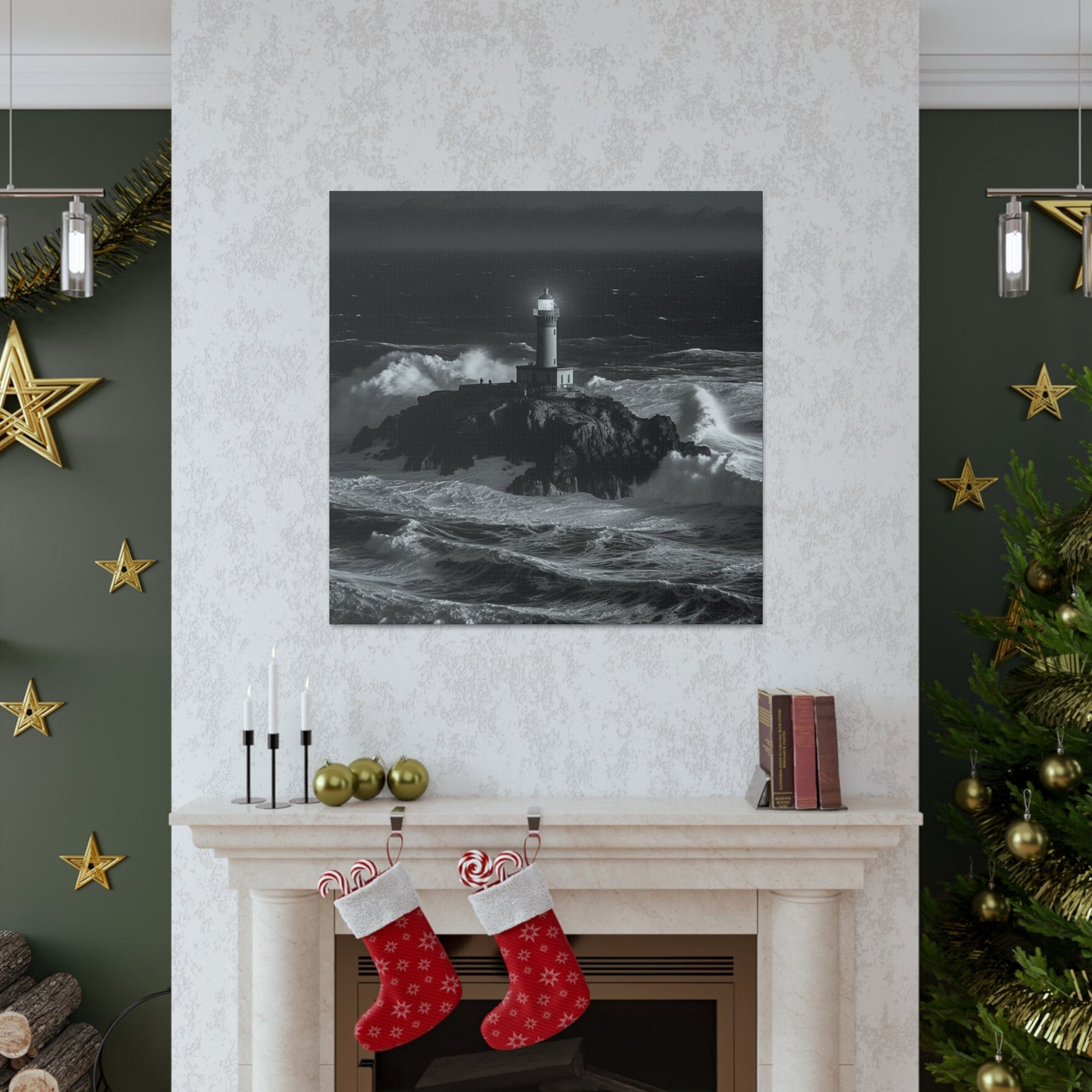 Lighthouse Serenity - Coastal Nautical Art - That Should Be on a T-Shirt