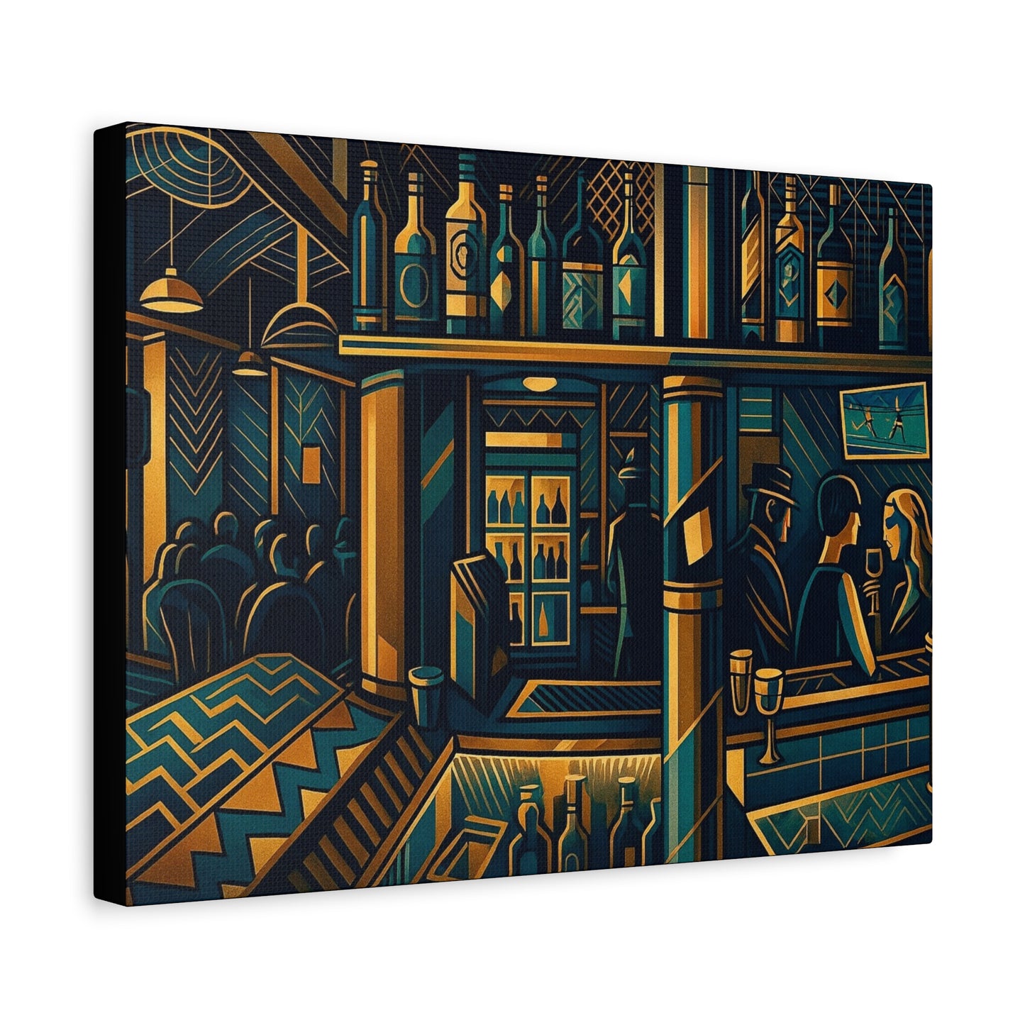 Art Deco - Modern Wall Art, Unique Gift, Jazz Night Decor, Vintage Vibe