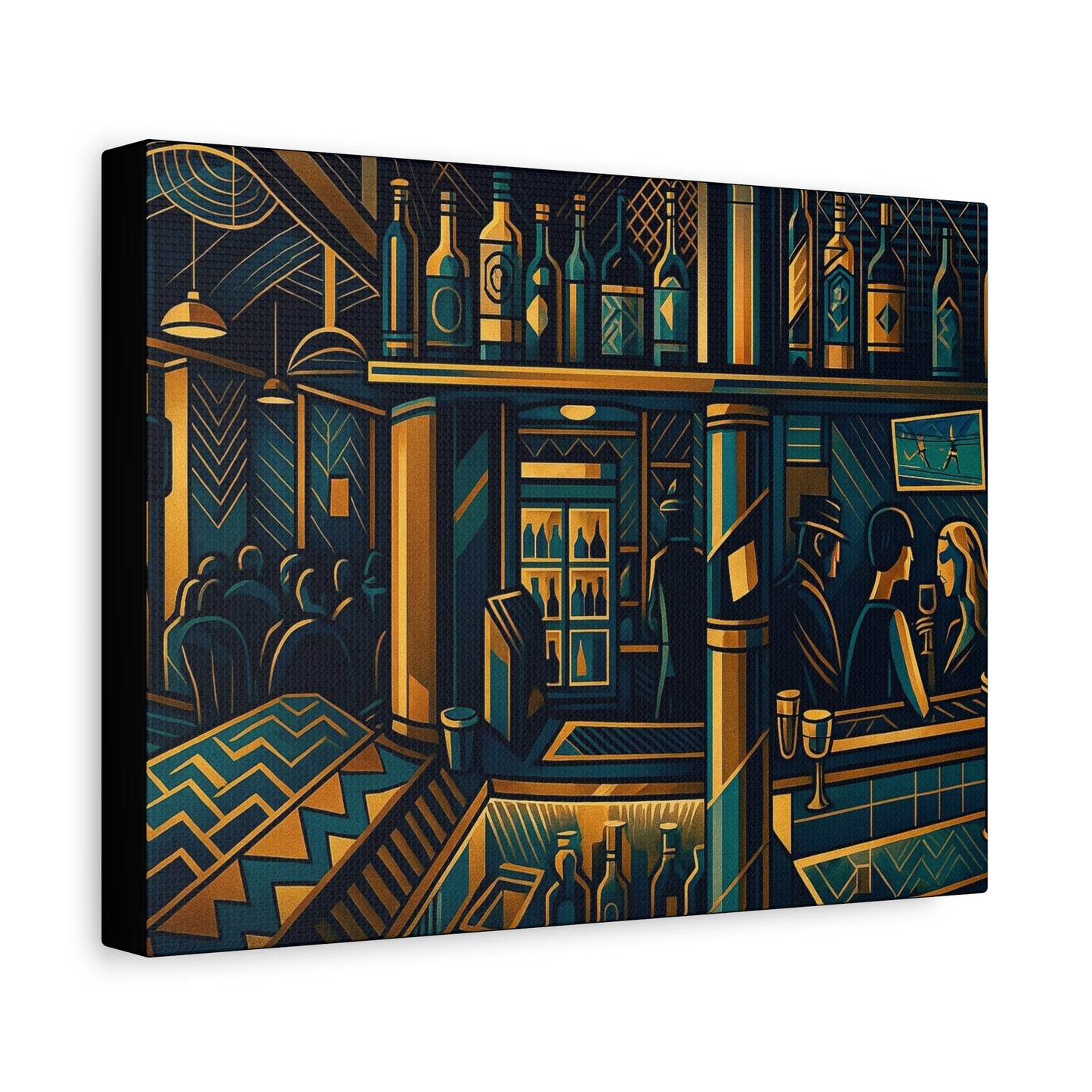 Art Deco - Modern Wall Art, Unique Gift, Jazz Night Decor, Vintage Vibe