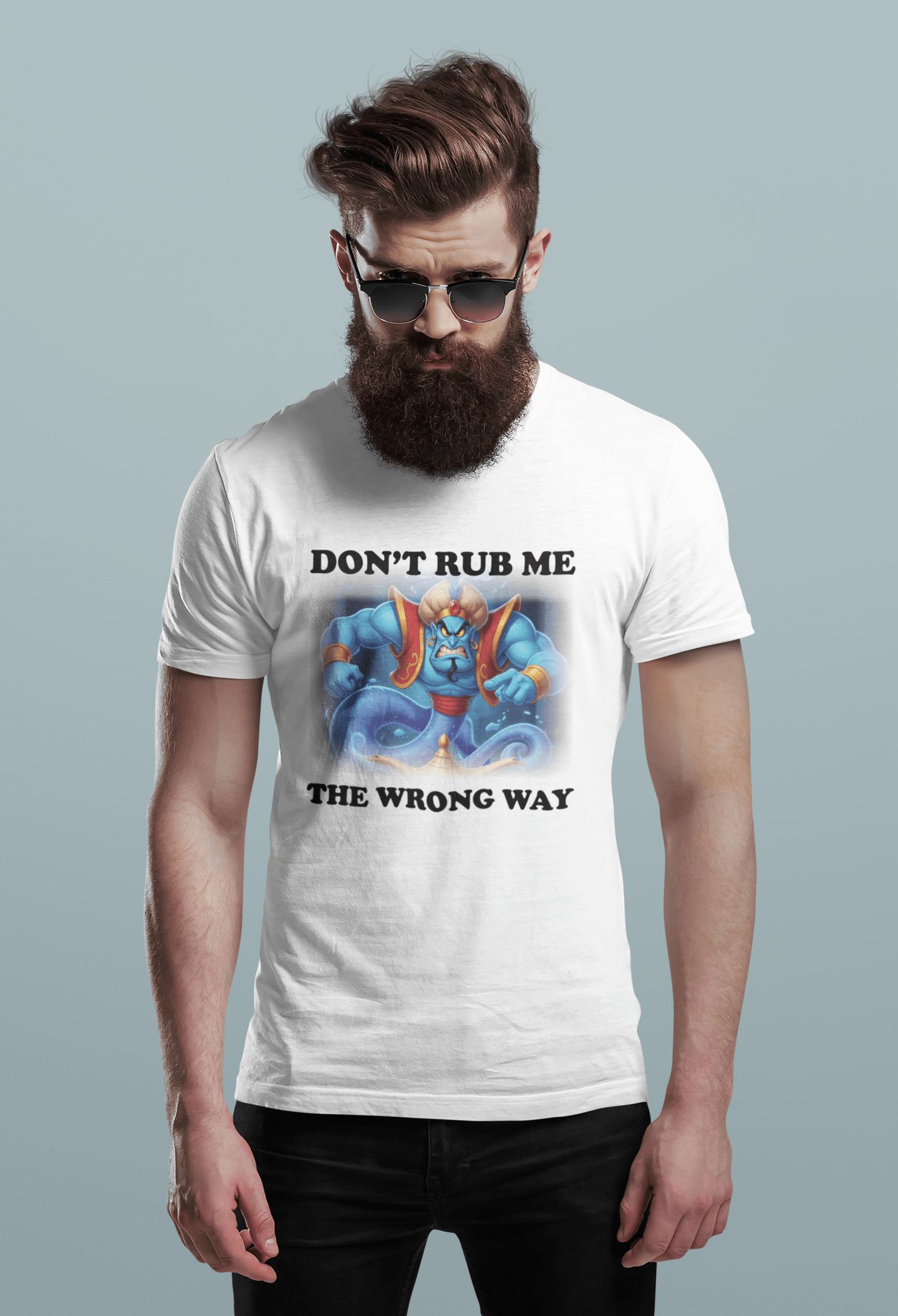 Funny Unisex T-Shirt, Humorous Tee, Genie, Gift for Friends, Casual Wear,