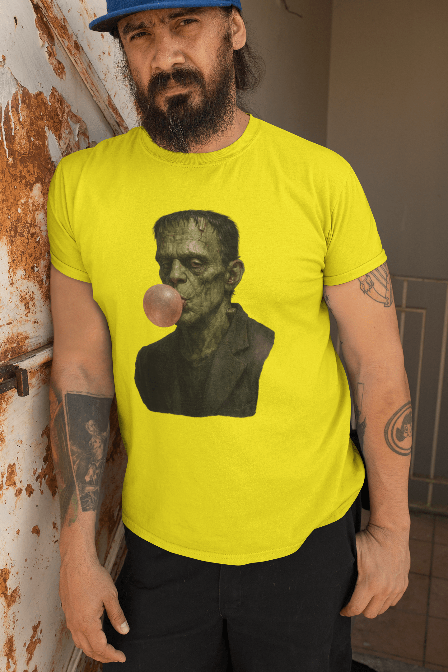 Frankenstein Bubble Gum Tee - That Should Be on a T-Shirt