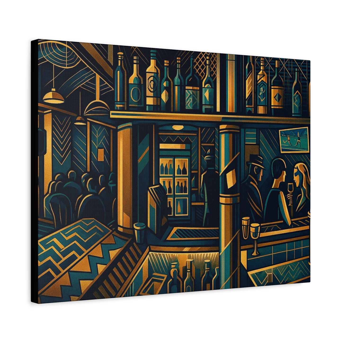Art Deco - Modern Wall Art, Unique Gift, Jazz Night Decor, Vintage Vibe