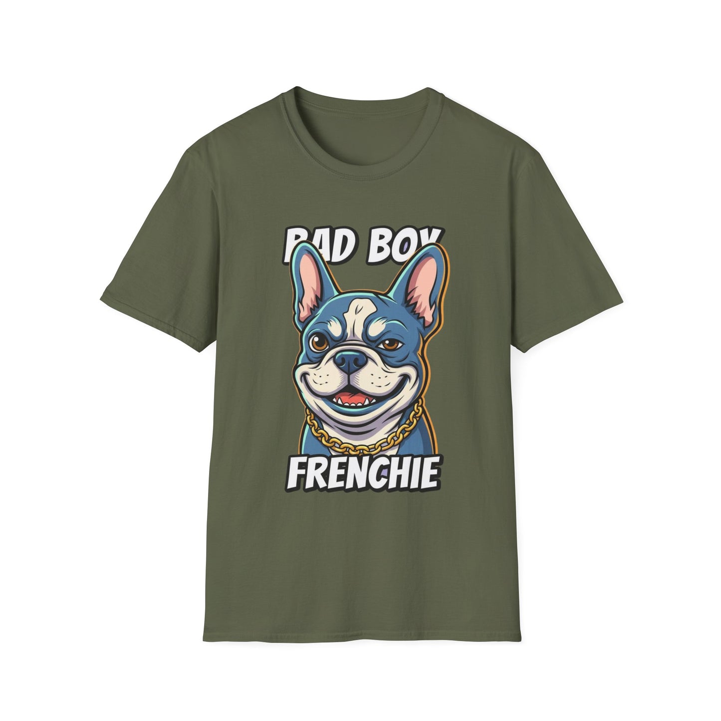 Bad Boy Frenchie Tshirt | French Bulldog Dad Tee | Oversized Graphic Streetwear