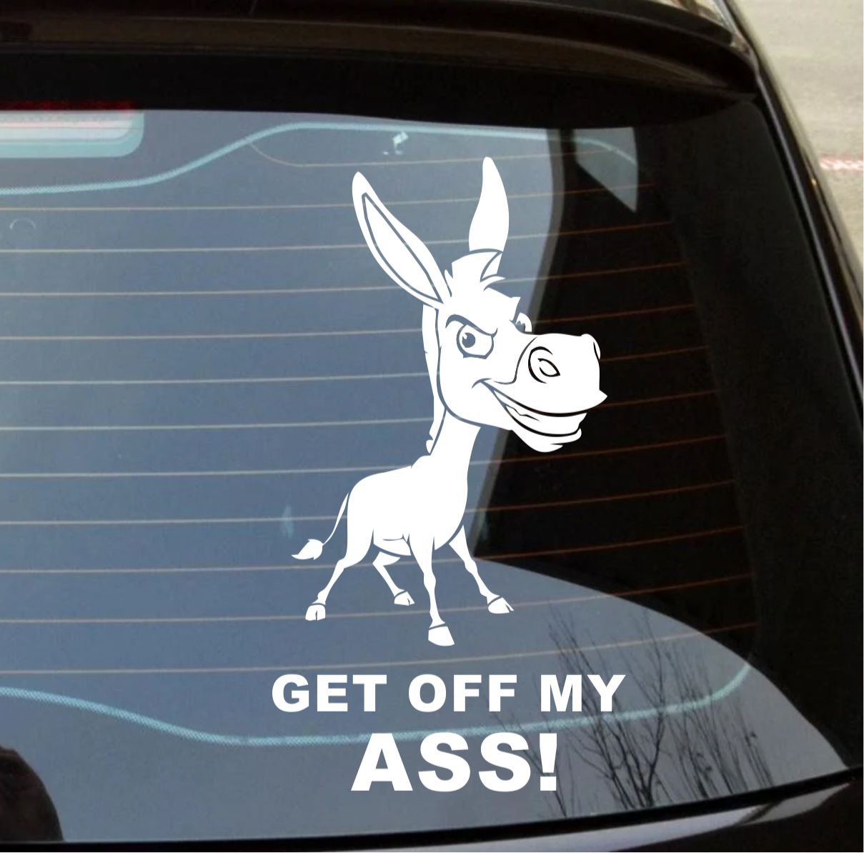 Cartoon Donkey Decal - That Should Be on a T-Shirt