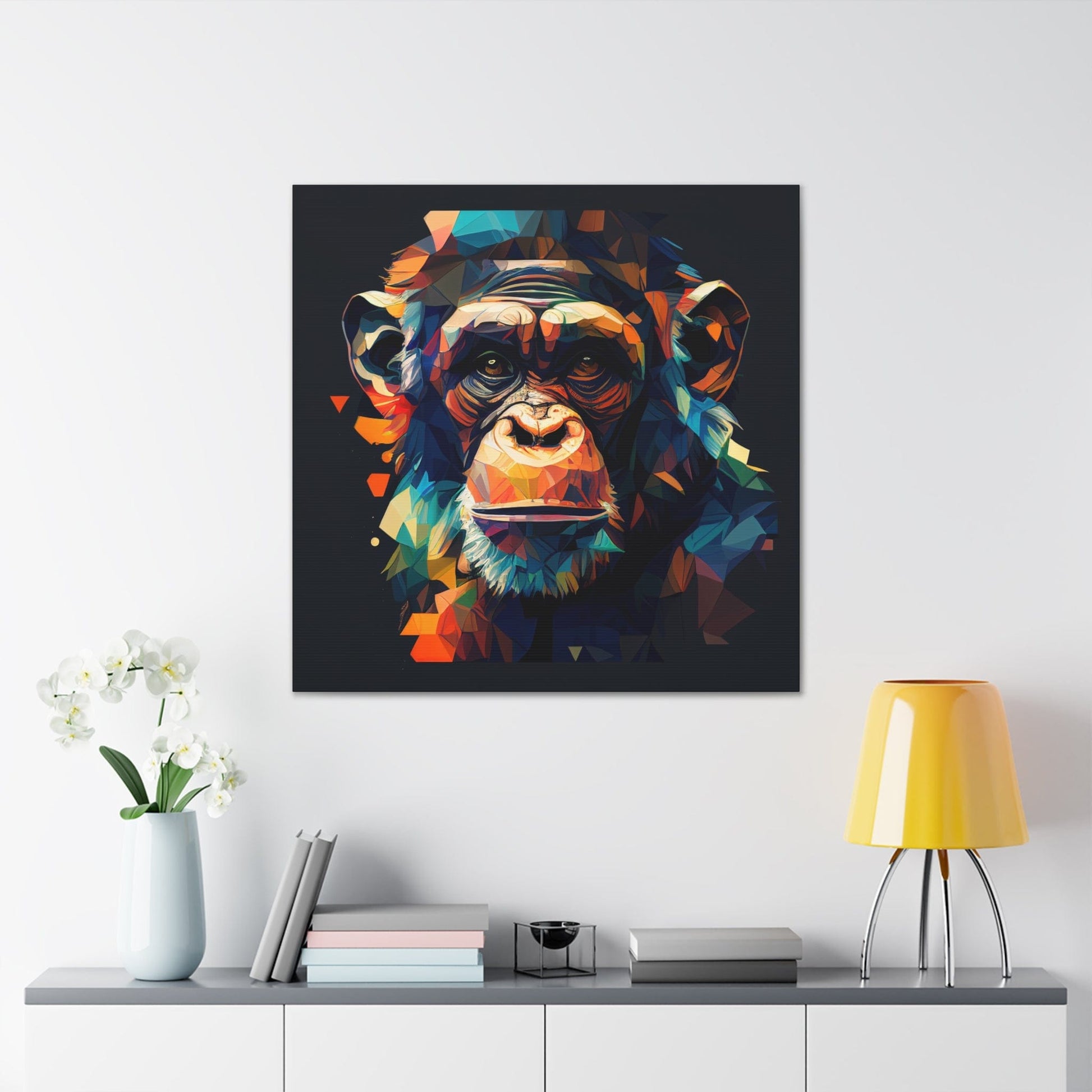 Chimpanzee on Canvas Art - That Should Be on a T-Shirt