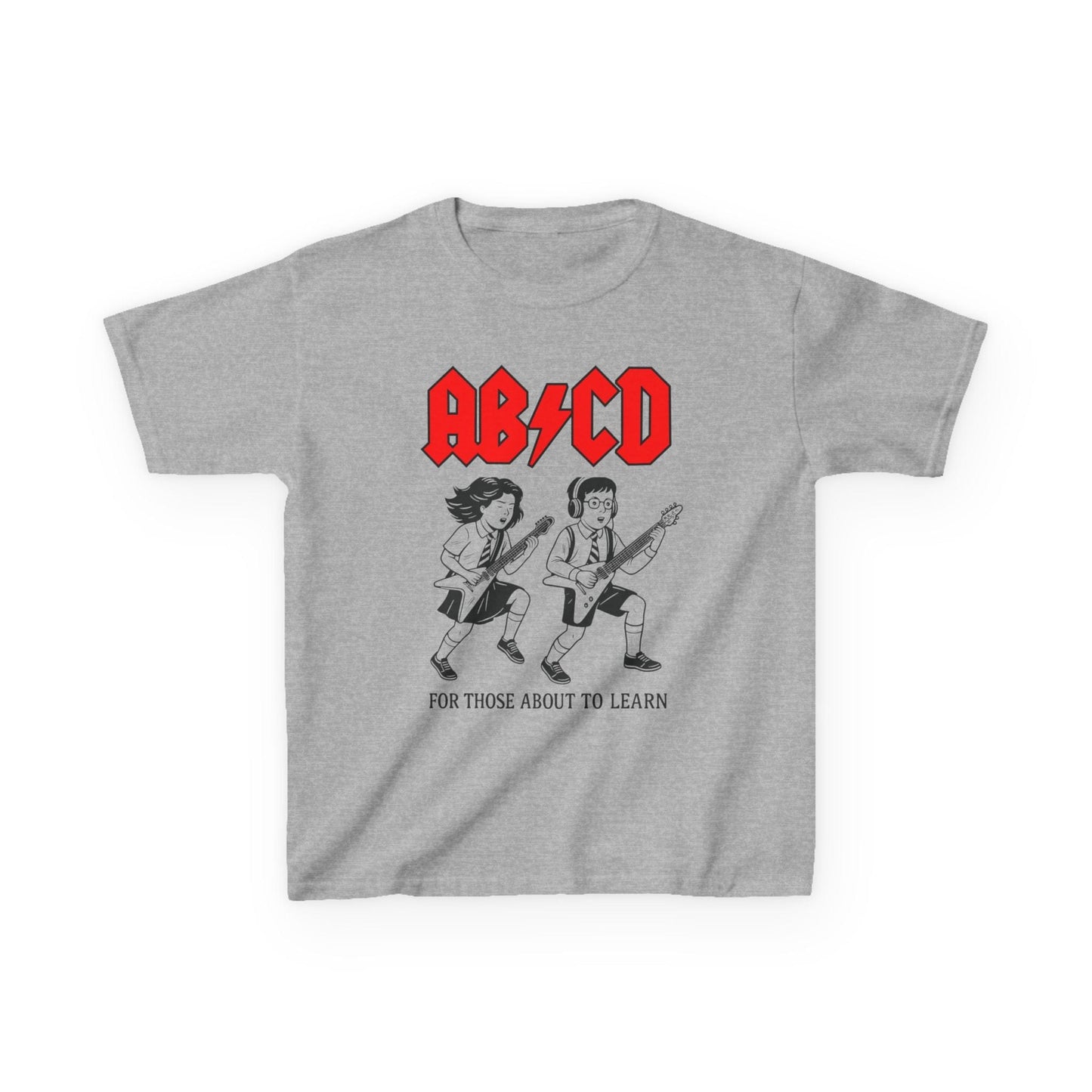 AB/CD Rocking Kids Tee - Perfect for Young Musicians - That Should Be on a T-Shirt