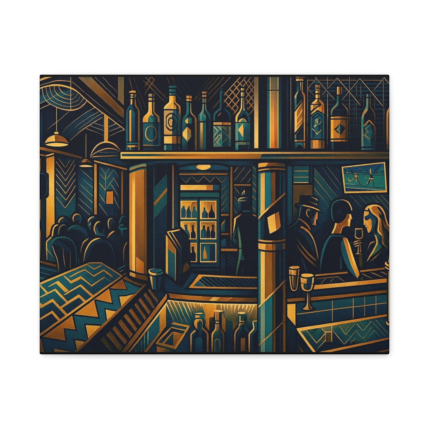 Art Deco - Modern Wall Art, Unique Gift, Jazz Night Decor, Vintage Vibe
