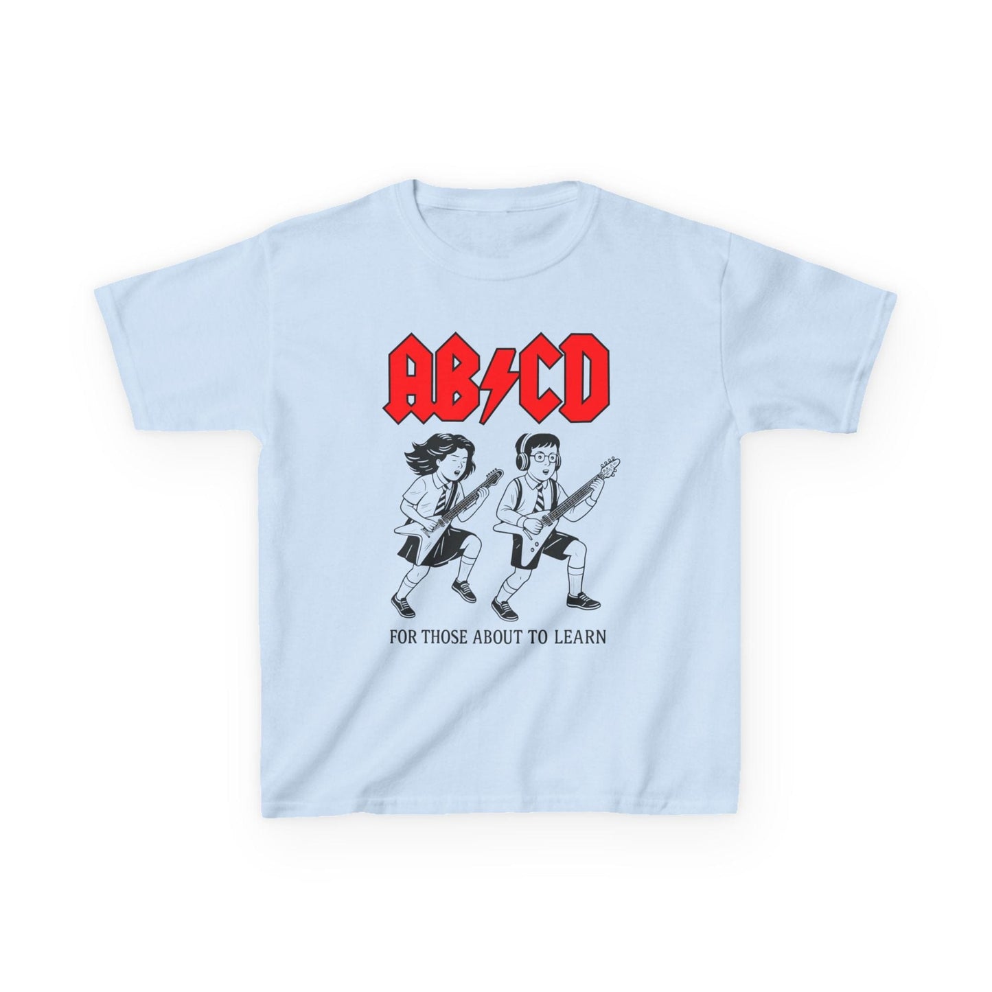AB/CD Rocking Kids Tee - Perfect for Young Musicians - That Should Be on a T-Shirt