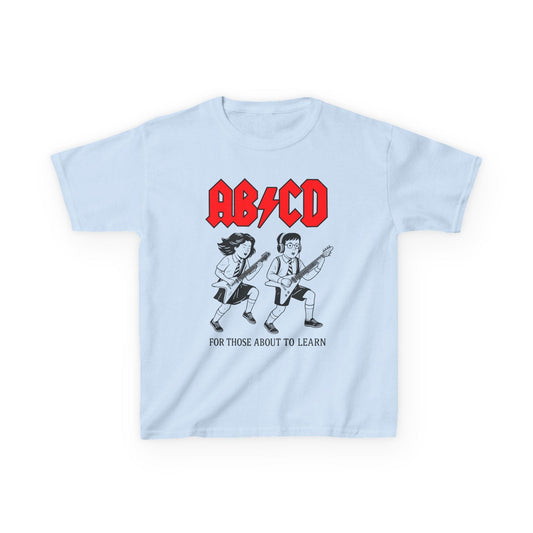 AB/CD Rocking Kids Tee - Perfect for Young Musicians - That Should Be on a T-Shirt