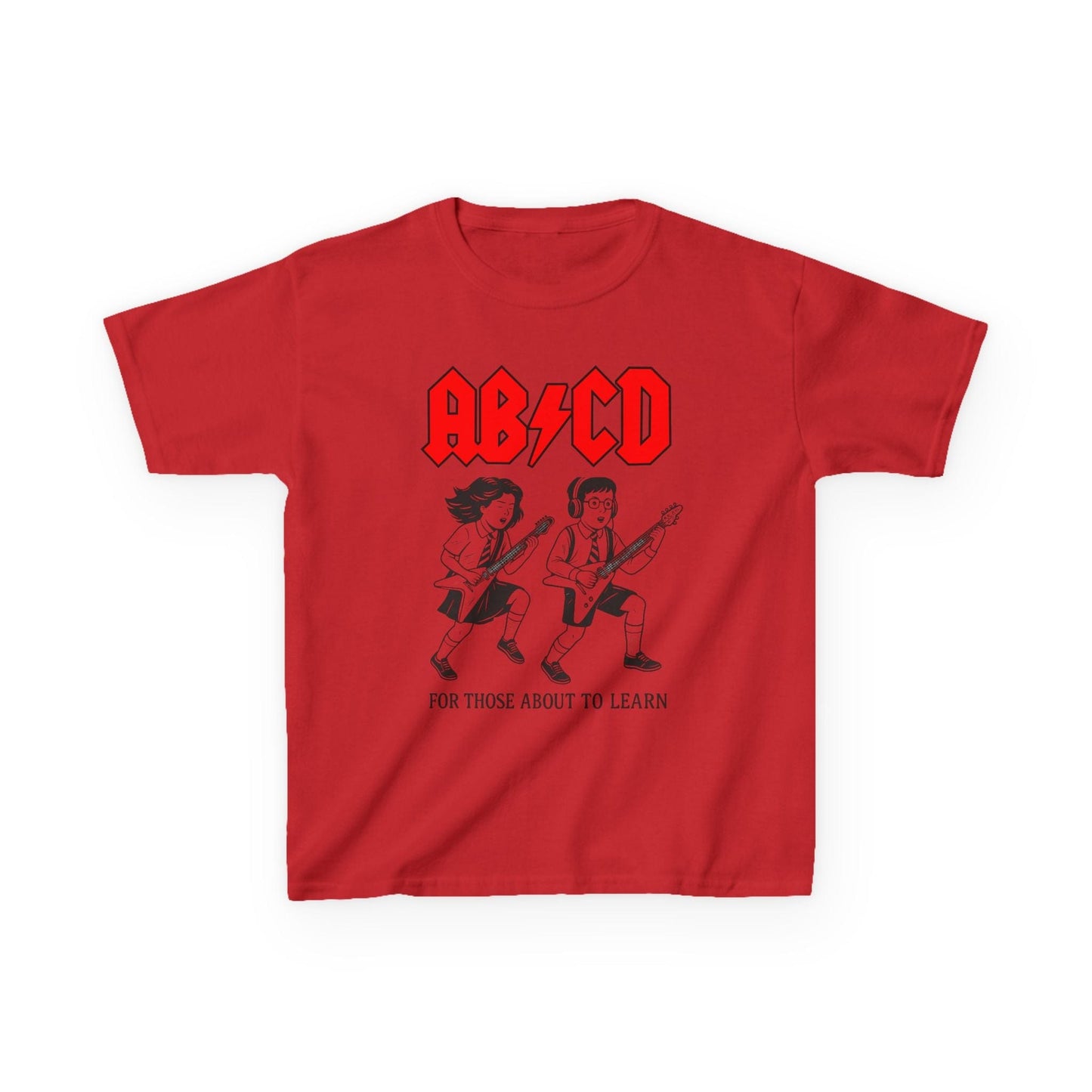 AB/CD Rocking Kids Tee - Perfect for Young Musicians - That Should Be on a T-Shirt