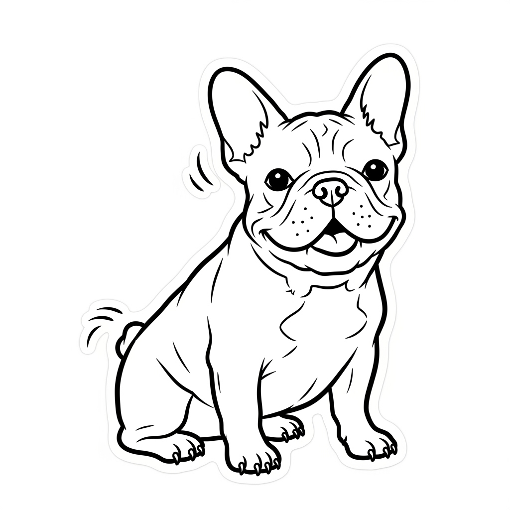 French Bulldog Decal - That Should Be on a T-Shirt