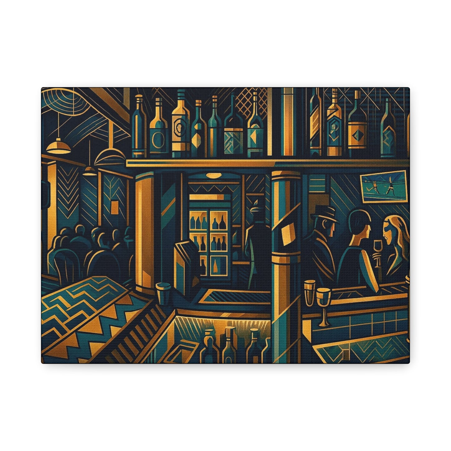 Art Deco - Modern Wall Art, Unique Gift, Jazz Night Decor, Vintage Vibe