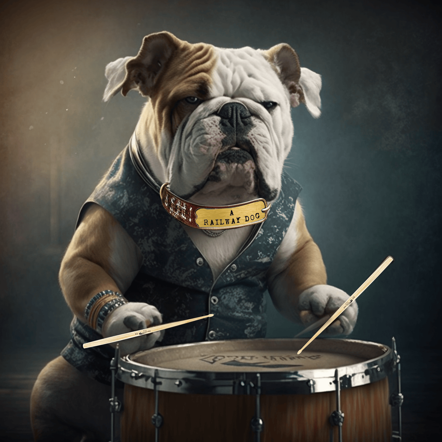 Bulldog Drummer T-Shirt | Bulldog TShirt | That Should Be on a T-Shirt