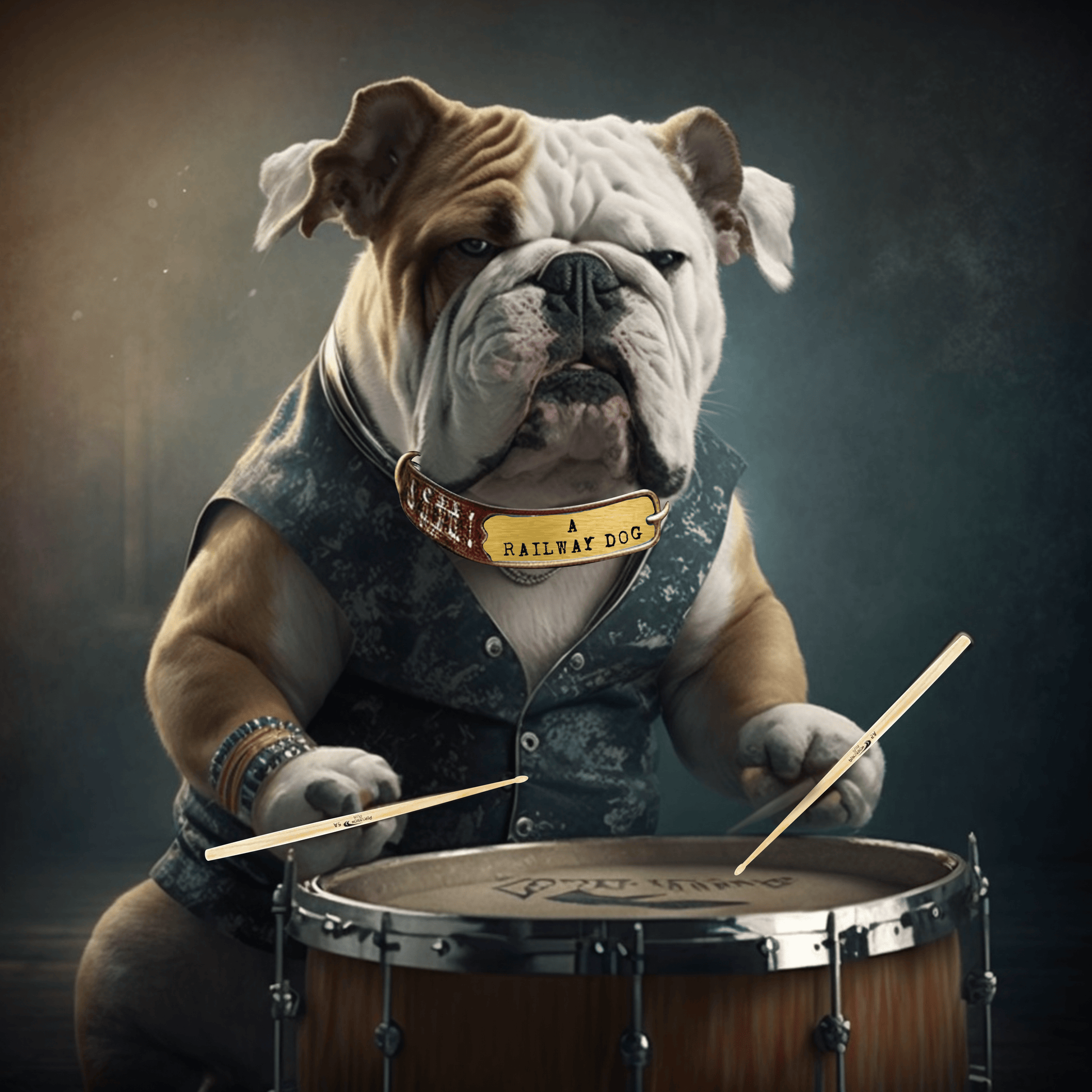 Bulldog Drummer T-Shirt | Bulldog TShirt | That Should Be on a T-Shirt
