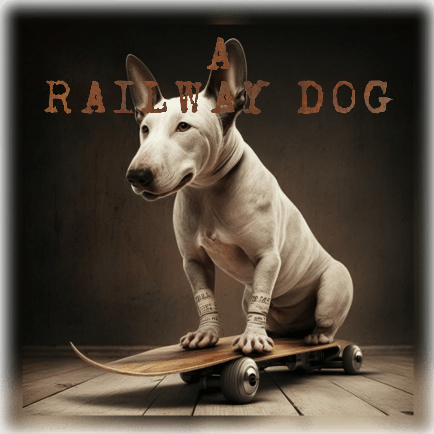 Dog Bull Terrier Skateboard T-Shirt | That Should Be on a T-Shirt