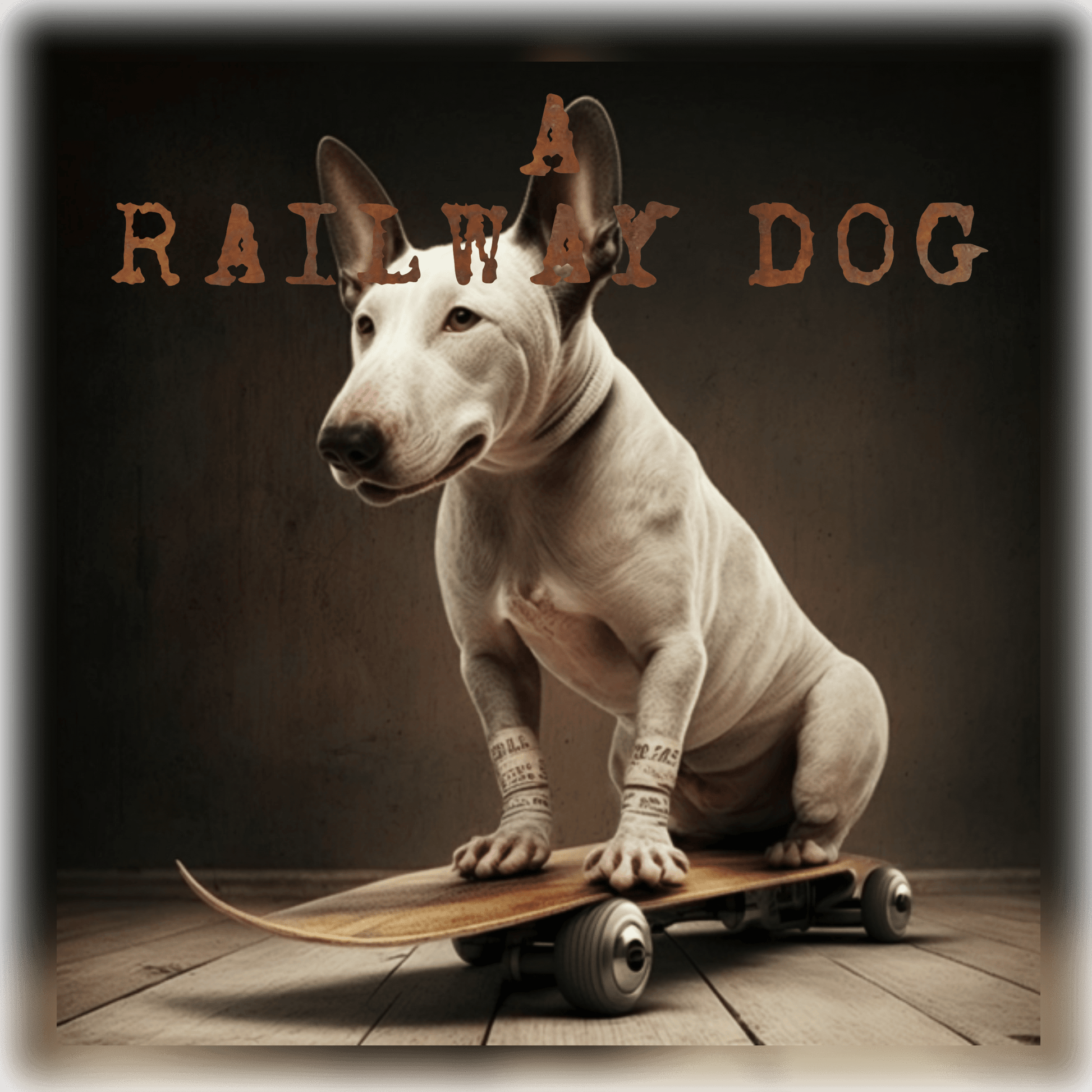 Dog Bull Terrier Skateboard T-Shirt | That Should Be on a T-Shirt