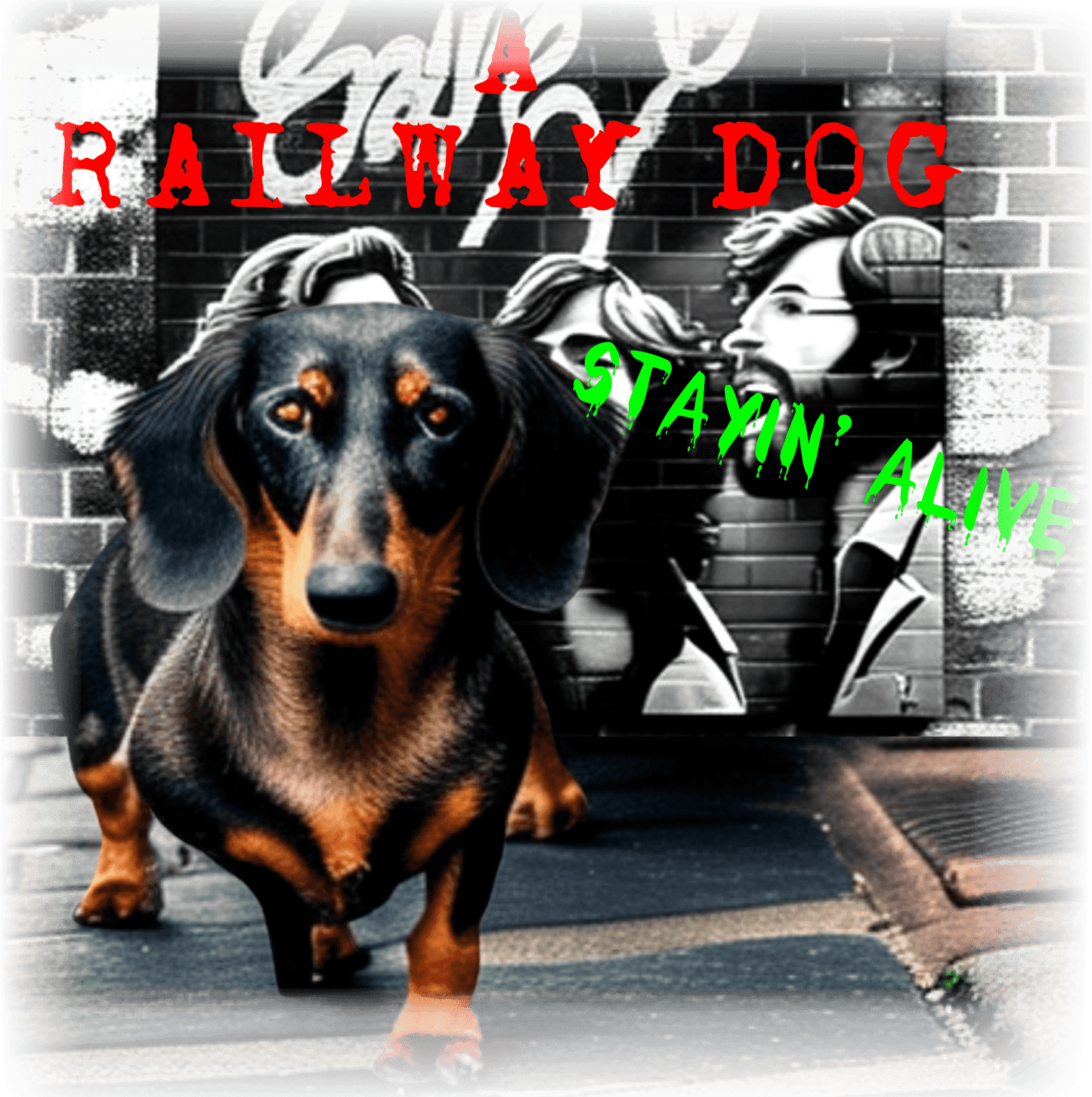 Dachshund Stayin Alive T-Shirt | Dog Tee | That Should Be on a T-Shirt