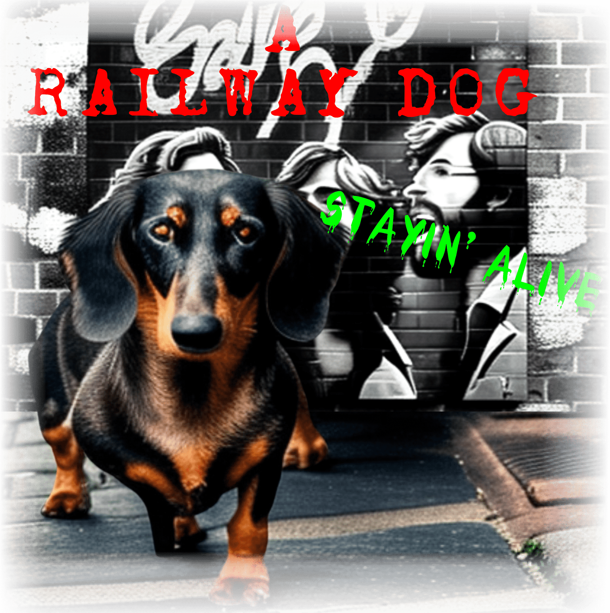 Dachshund Stayin Alive T-Shirt | Dog Tee | That Should Be on a T-Shirt