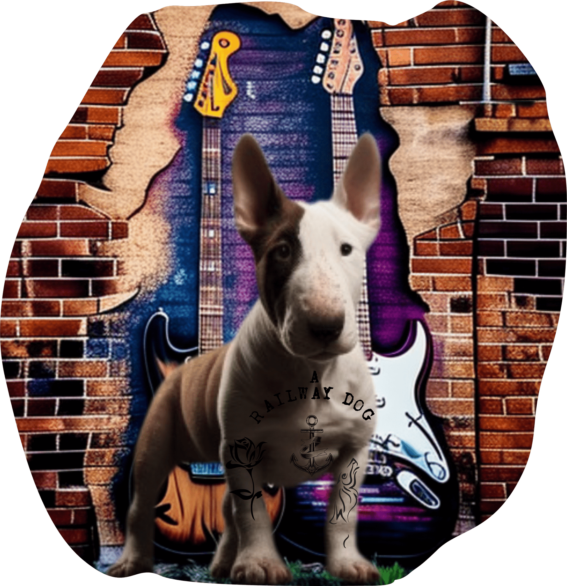 Bull Terrier Tattoos T-Shirt | That Should Be on a T-Shirt