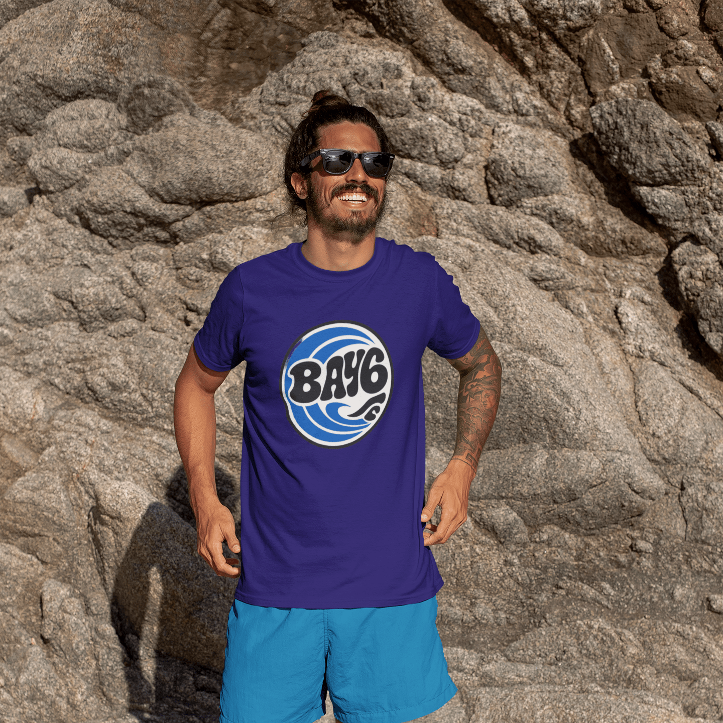 Bay6 Retro 70s Style Logo T-shirt - That Should Be on a T-Shirt