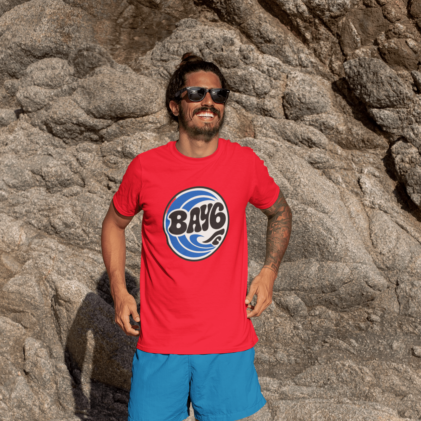 Bay6 Retro 70s Style Logo T-shirt - That Should Be on a T-Shirt