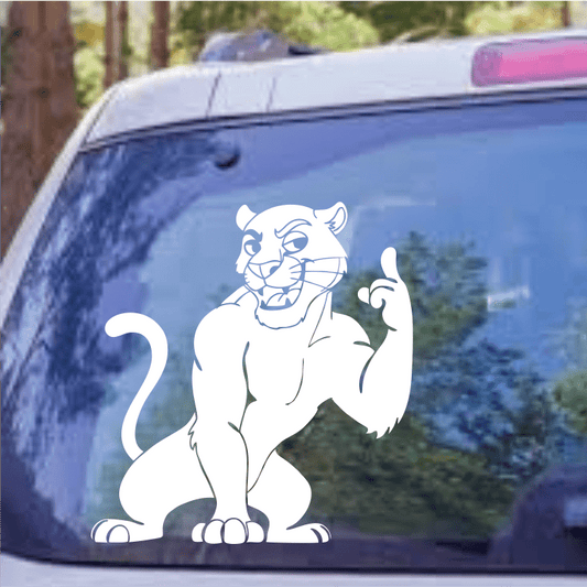 Cartoon Panther Decal - That Should Be on a T-Shirt