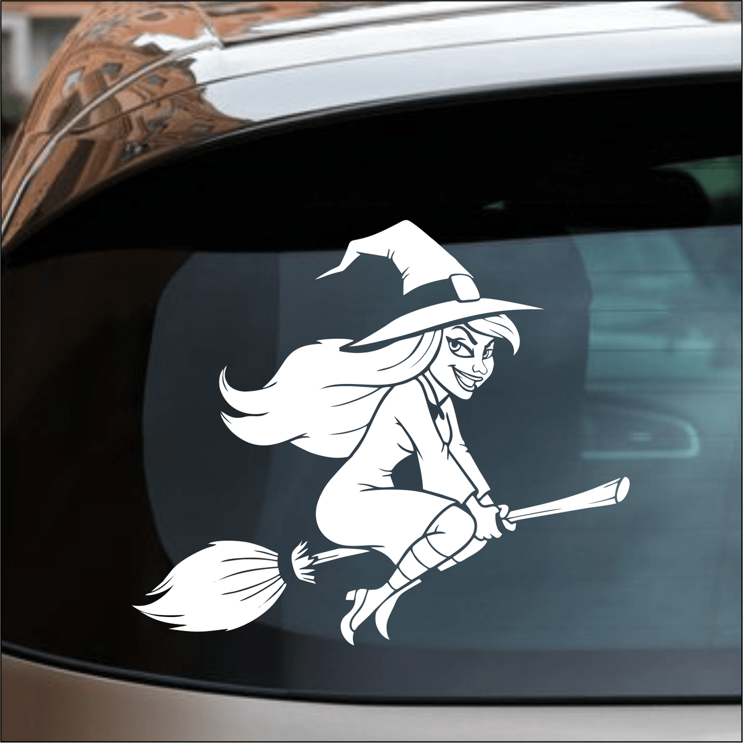 Cartoon Witch Decal - That Should Be on a T-Shirt