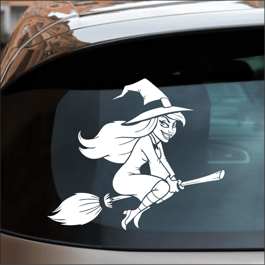 Cartoon Witch Decal - That Should Be on a T-Shirt