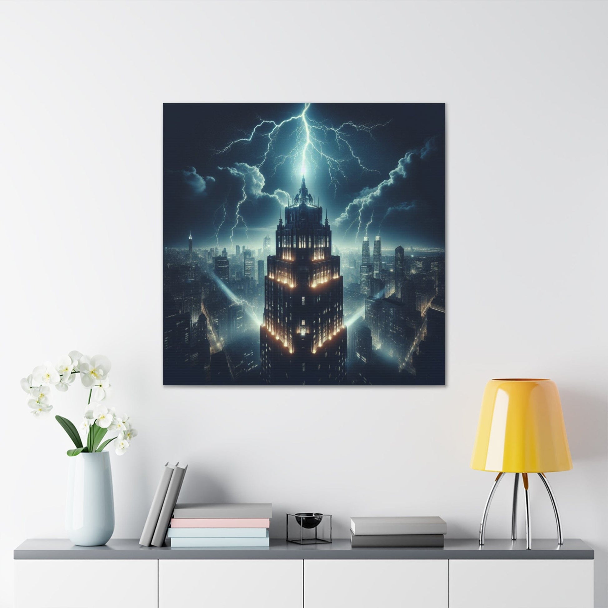 City Struck! Lightning Hitting Skyscraper - That Should Be on a T-Shirt
