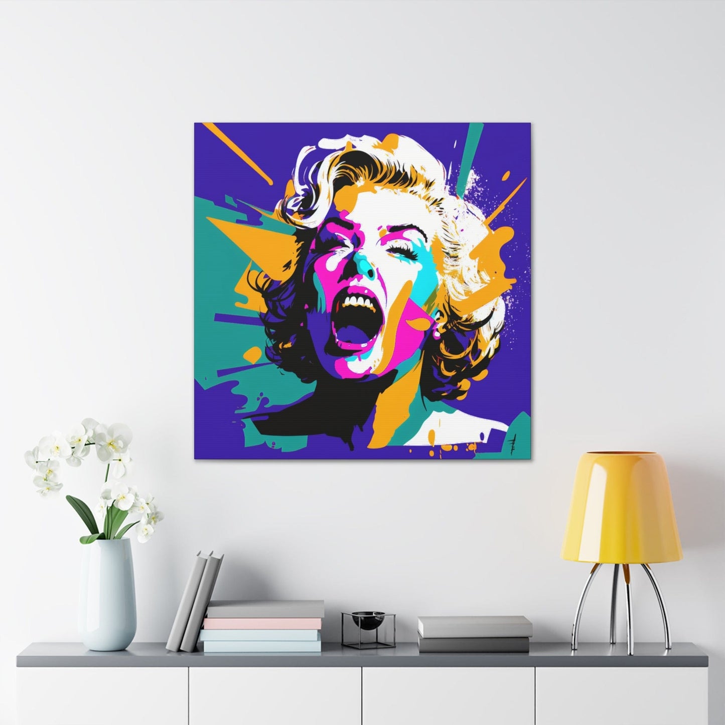 Candle in the Wind on Canvas - That Should Be on a T-Shirt