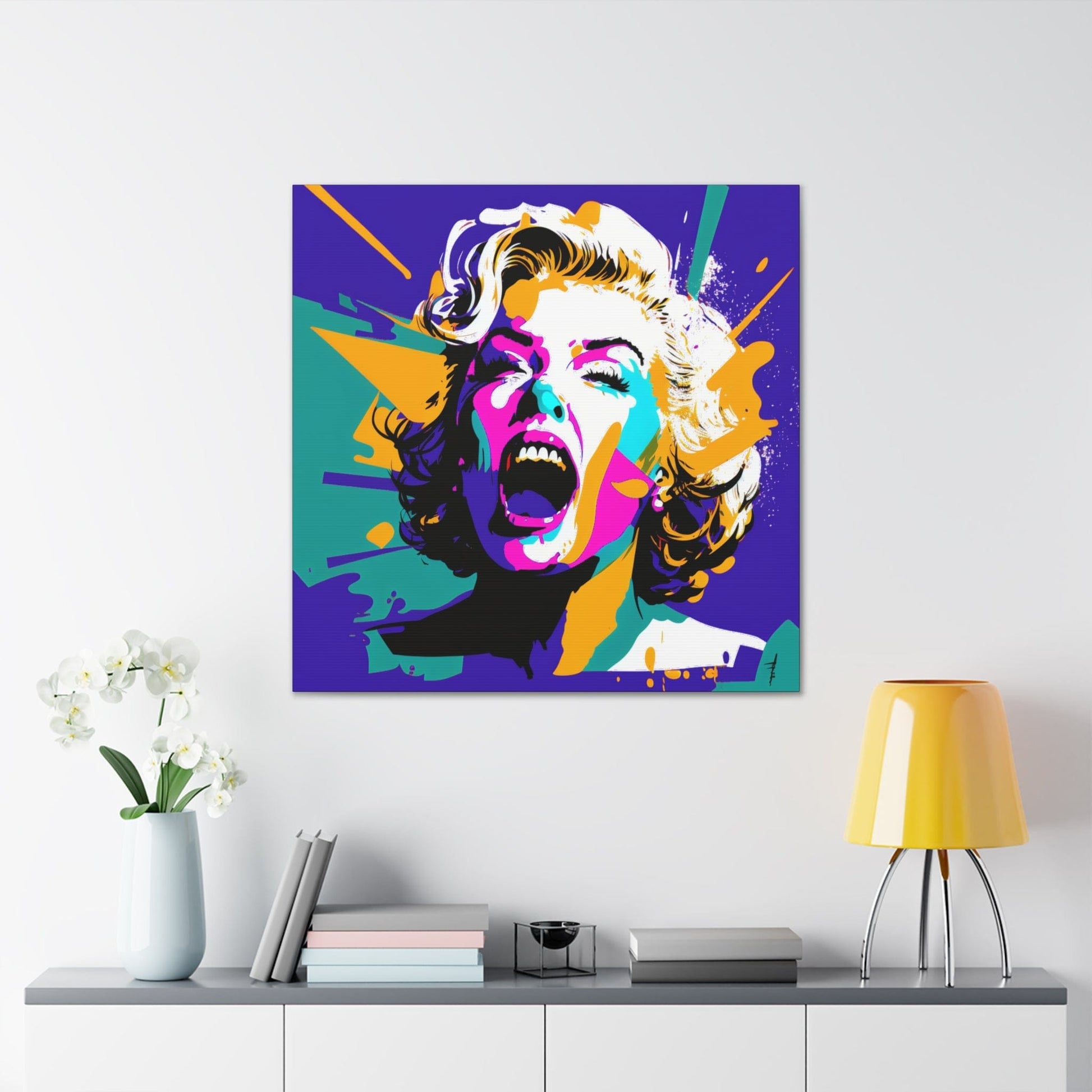 Candle in the Wind on Canvas - That Should Be on a T-Shirt