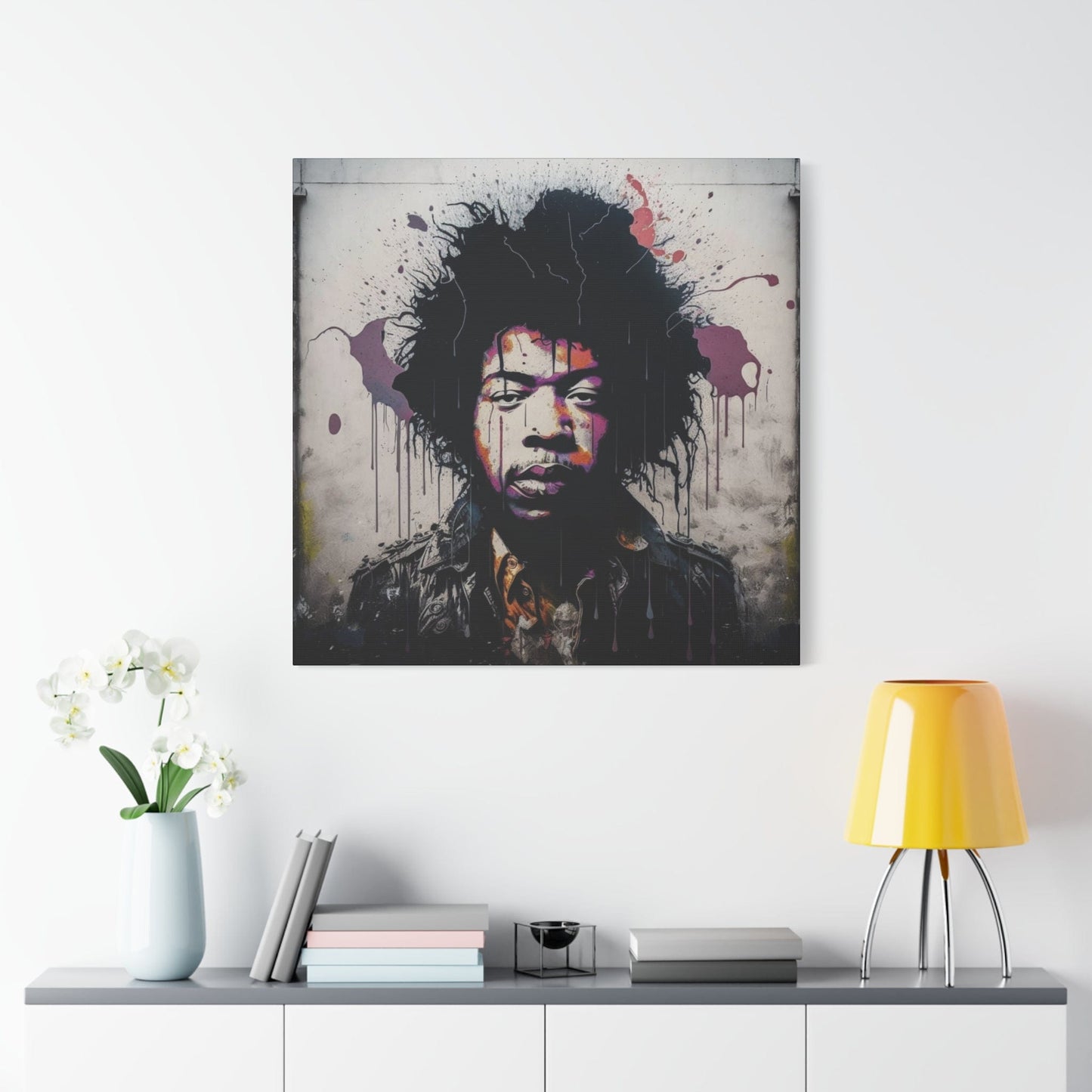 Jimi Hendrix: A Striking Canvas Portrait - That Should Be on a T-Shirt