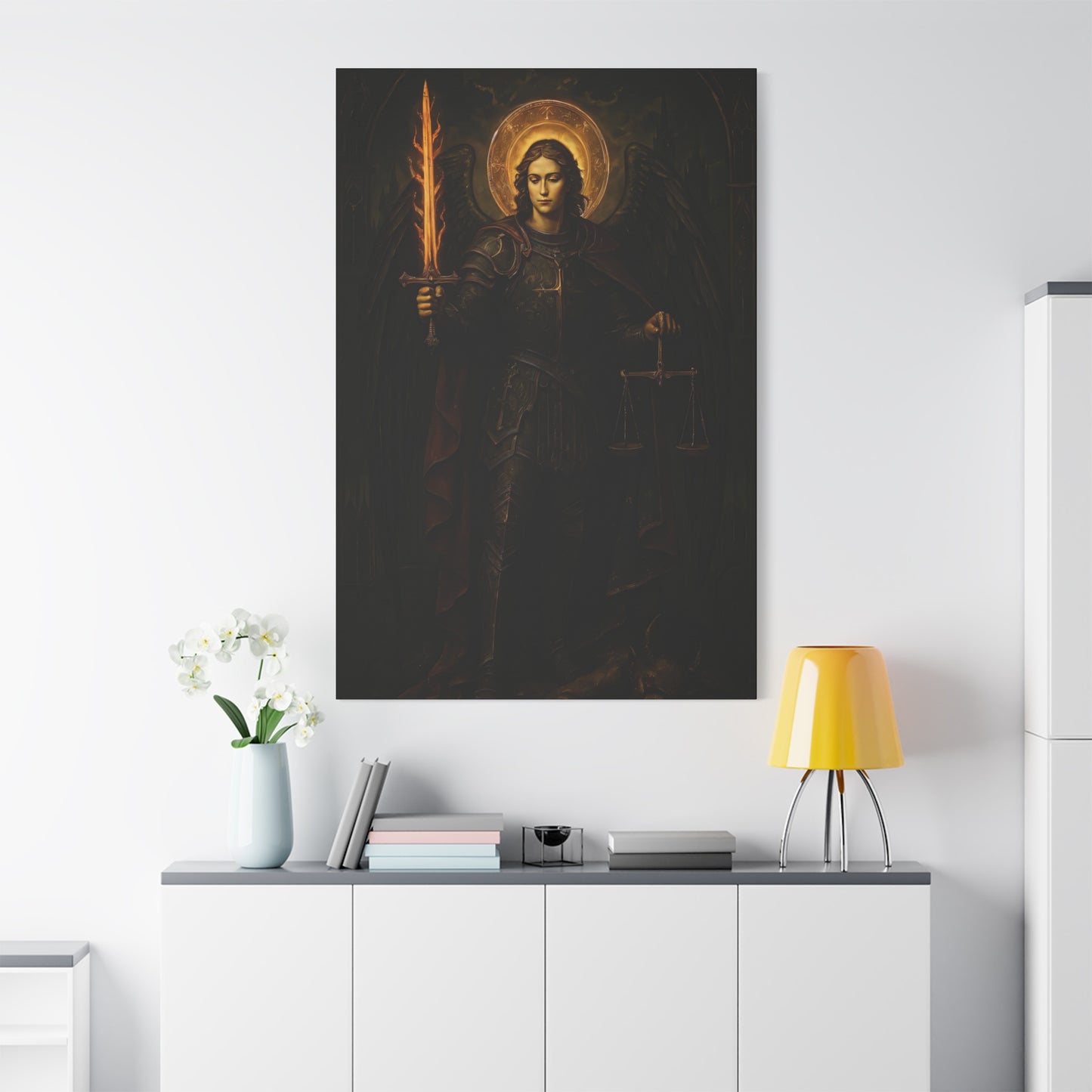 Archangel Michael: Divine Justice in Darkness - That Should Be on a T-Shirt