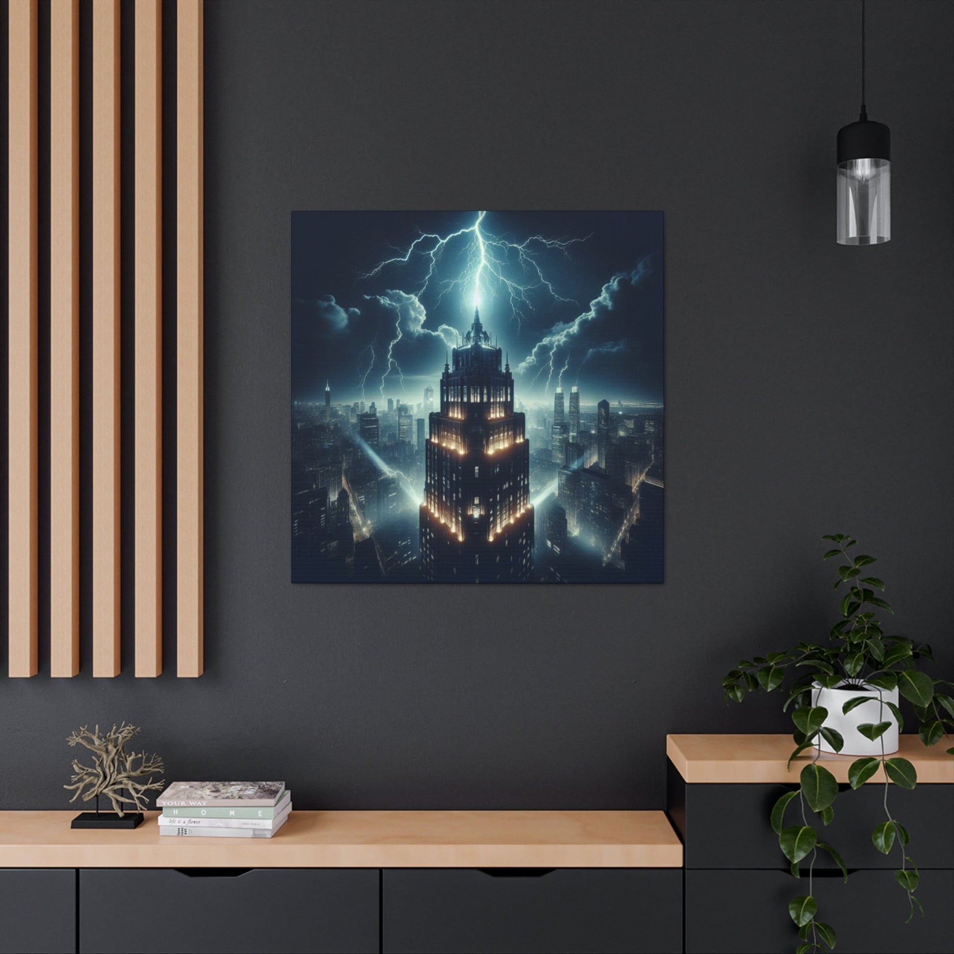 City Struck! Lightning Hitting Skyscraper - That Should Be on a T-Shirt