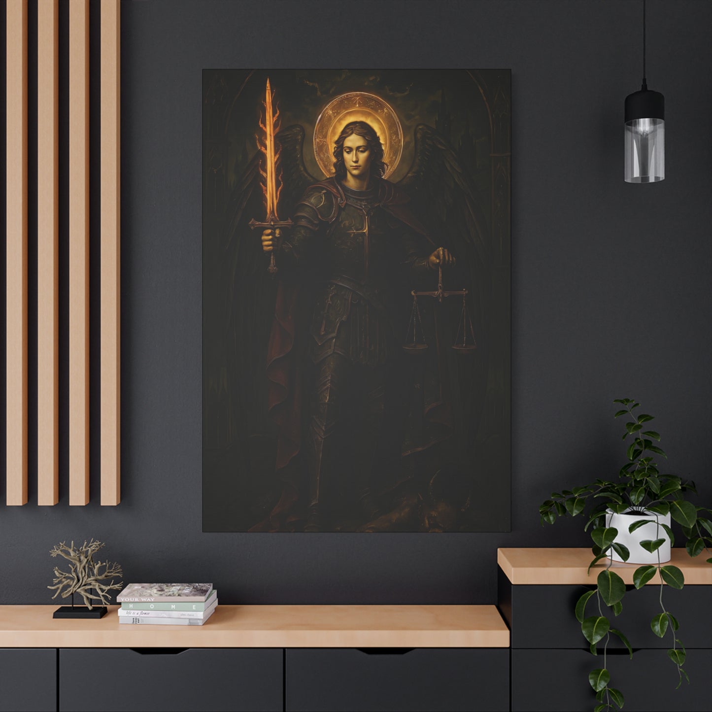 Archangel Michael: Divine Justice in Darkness - That Should Be on a T-Shirt