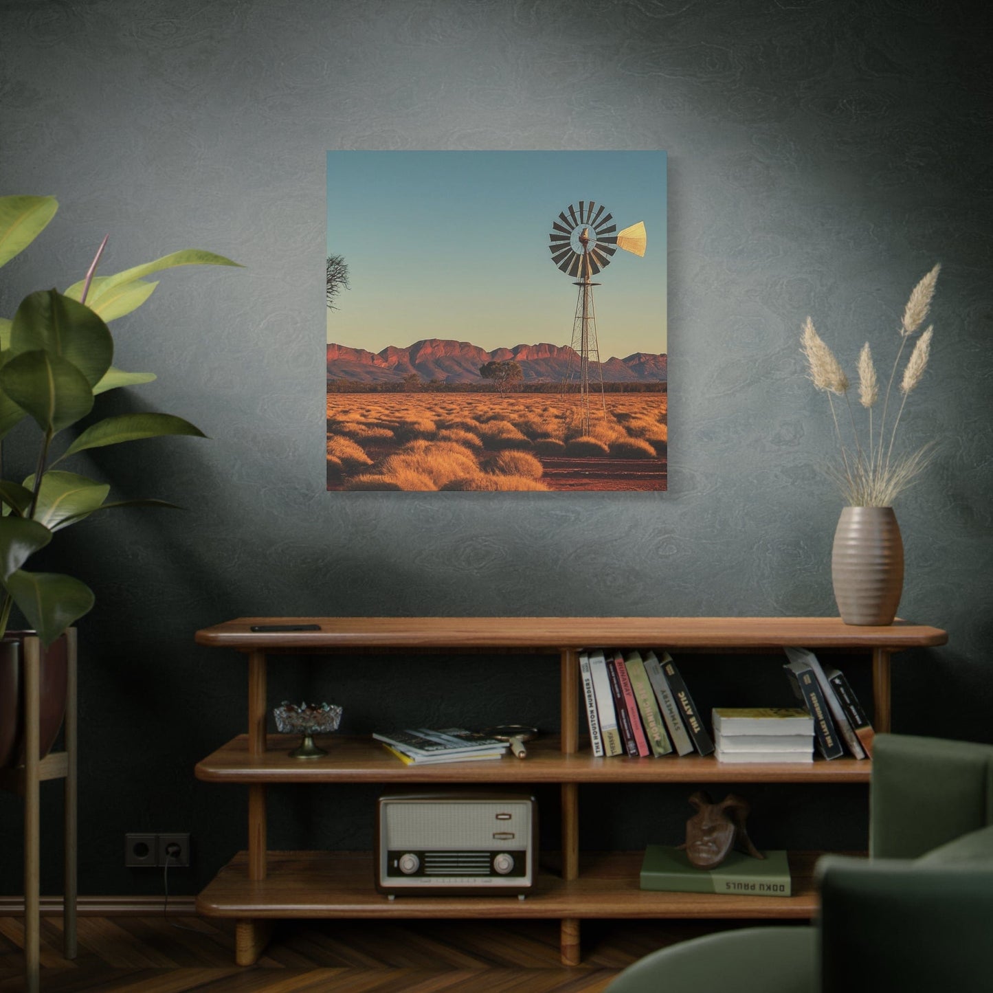 Timeless Aussie Outback: Windmill Portrait - That Should Be on a T-Shirt