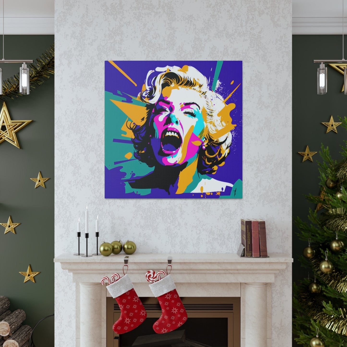 Candle in the Wind on Canvas - That Should Be on a T-Shirt