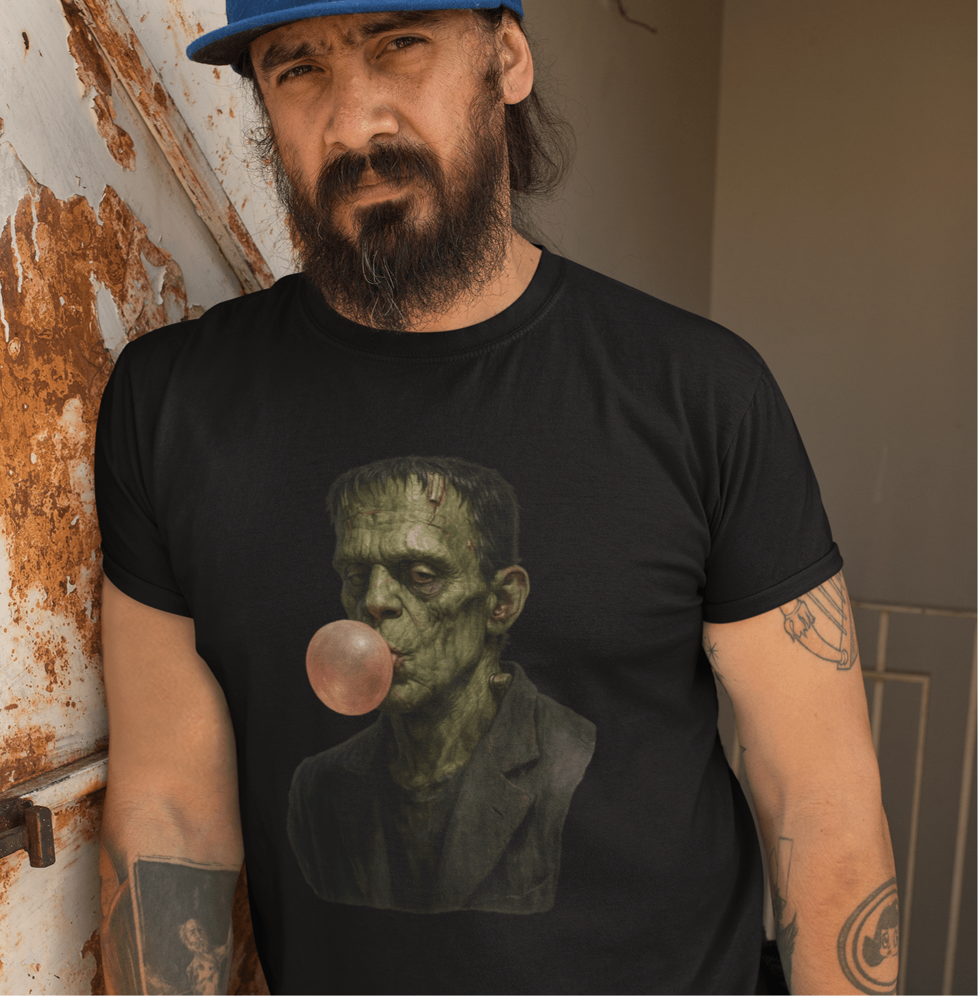 Frankenstein Bubble Gum Tee - That Should Be on a T-Shirt