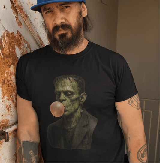 Frankenstein Bubble Gum Tee - That Should Be on a T-Shirt