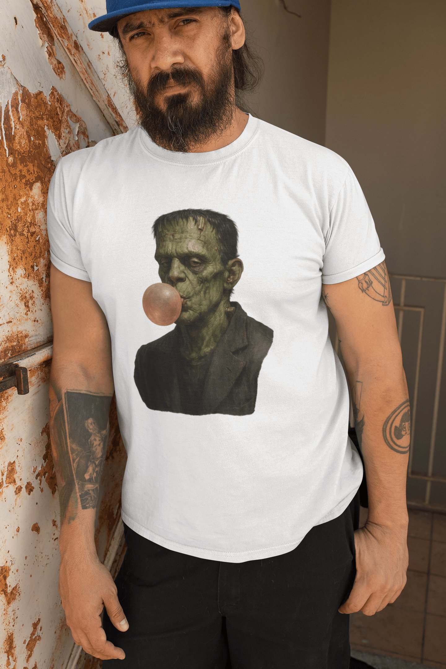Frankenstein Bubble Gum Tee - That Should Be on a T-Shirt