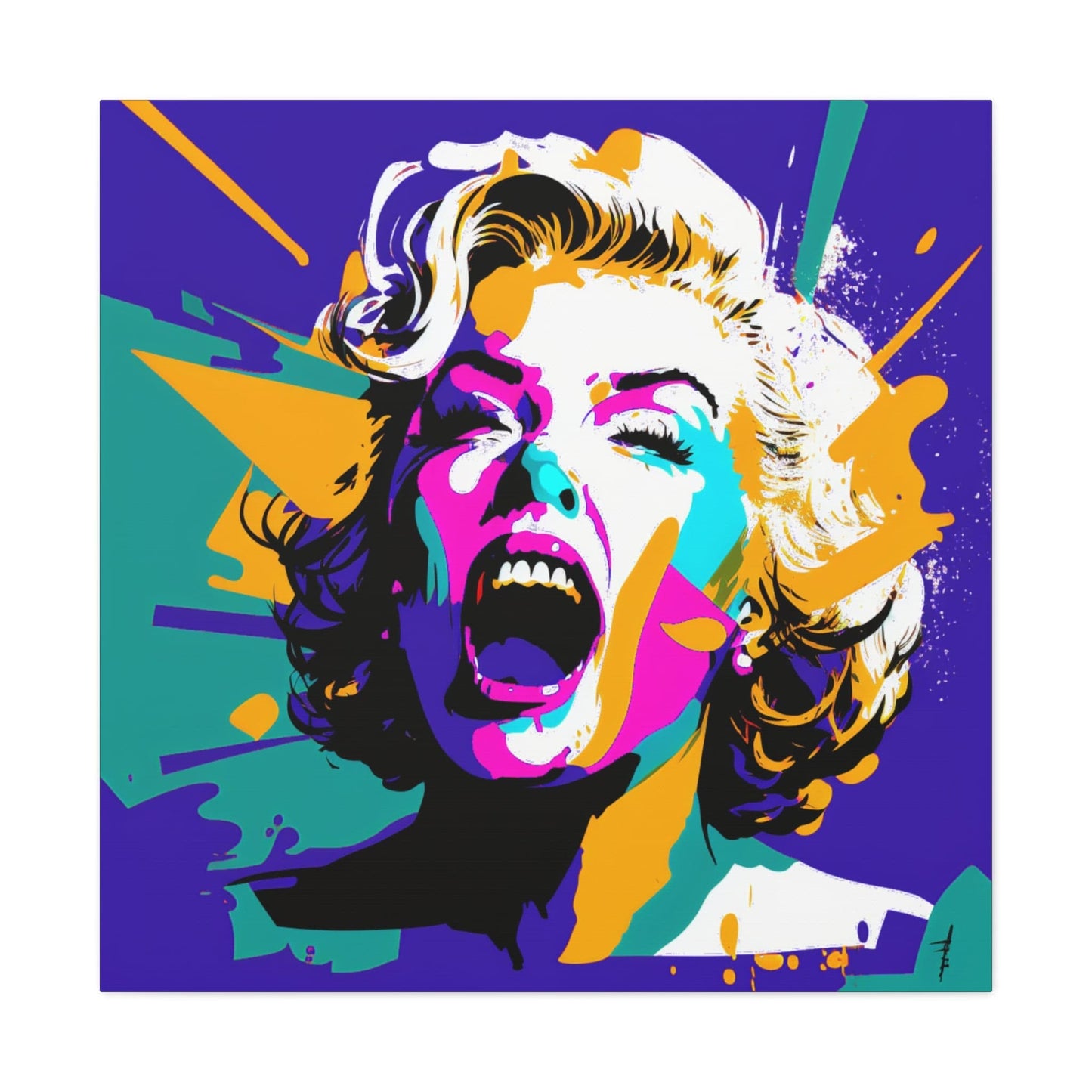 Candle in the Wind on Canvas
