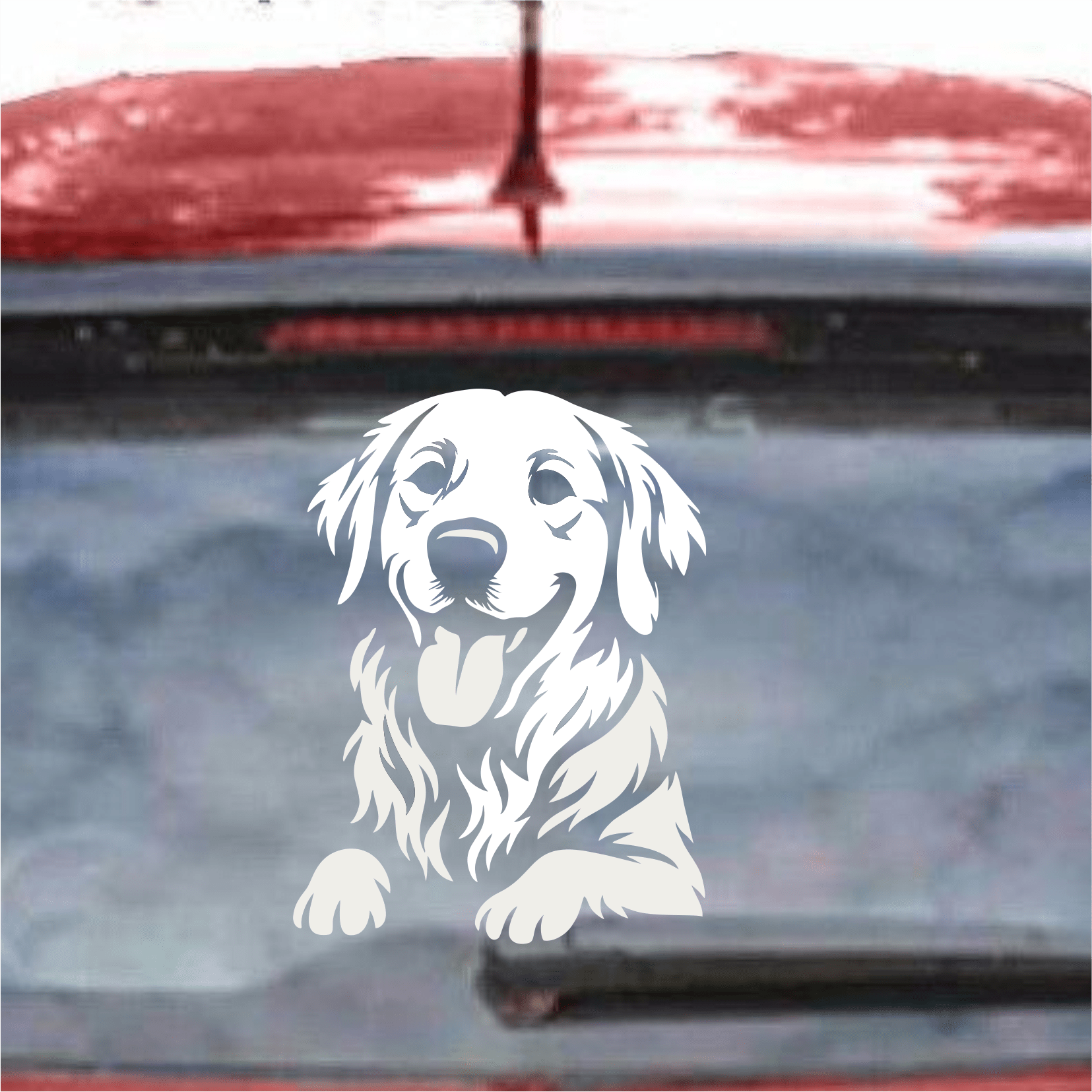 Golden Retriever Decal - That Should Be on a T-Shirt