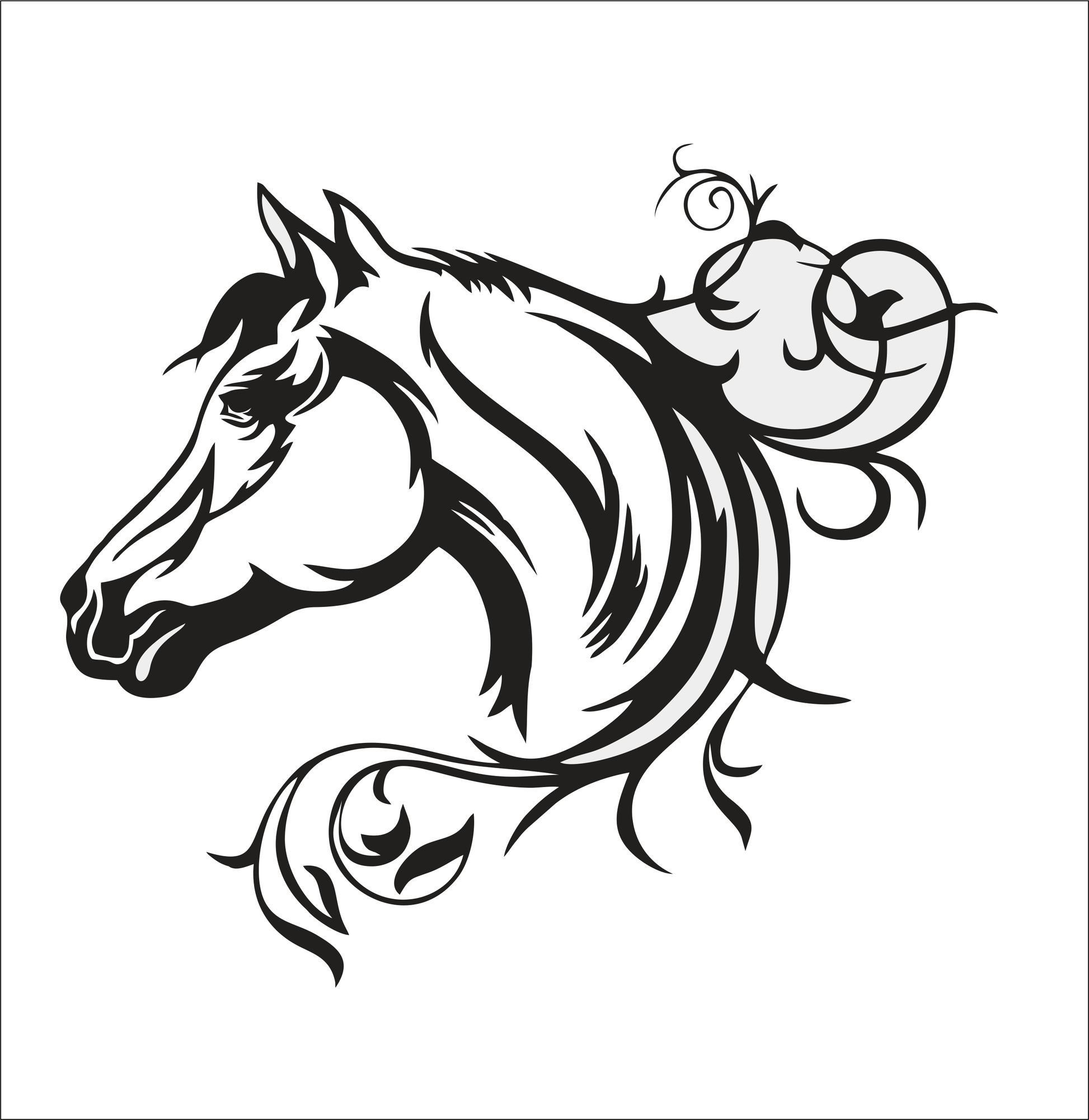 Horse Float Decal - That Should Be on a T-Shirt